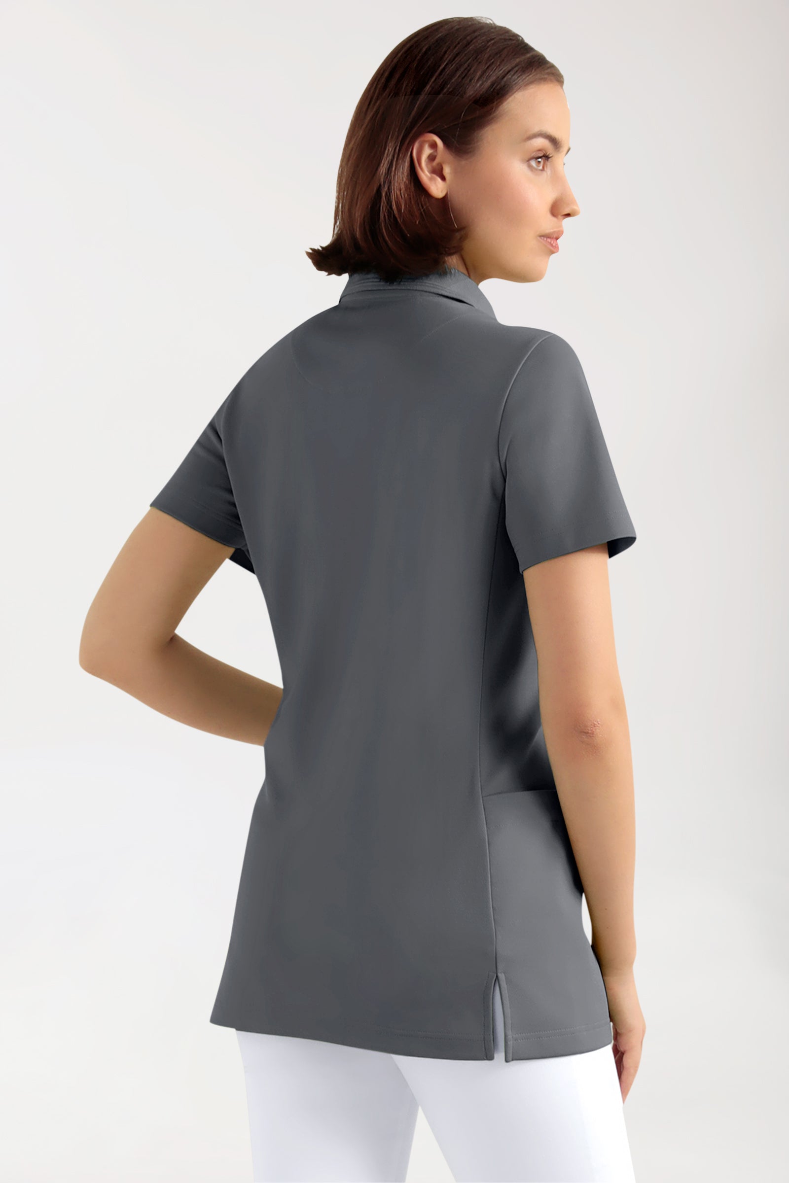 COMFY FLEX Tunique Stretch Femme - Col polo galet