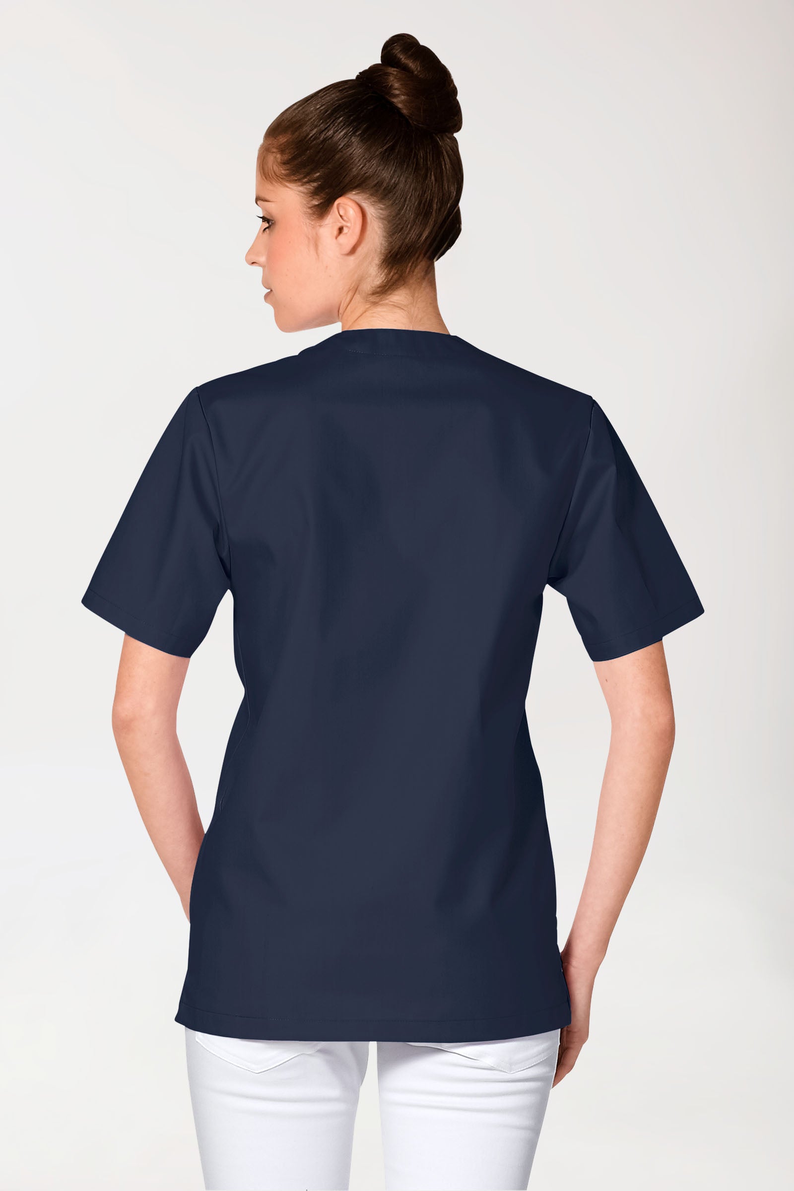 JUST STRONG Tunique mixte - Décolleté V bleu navy