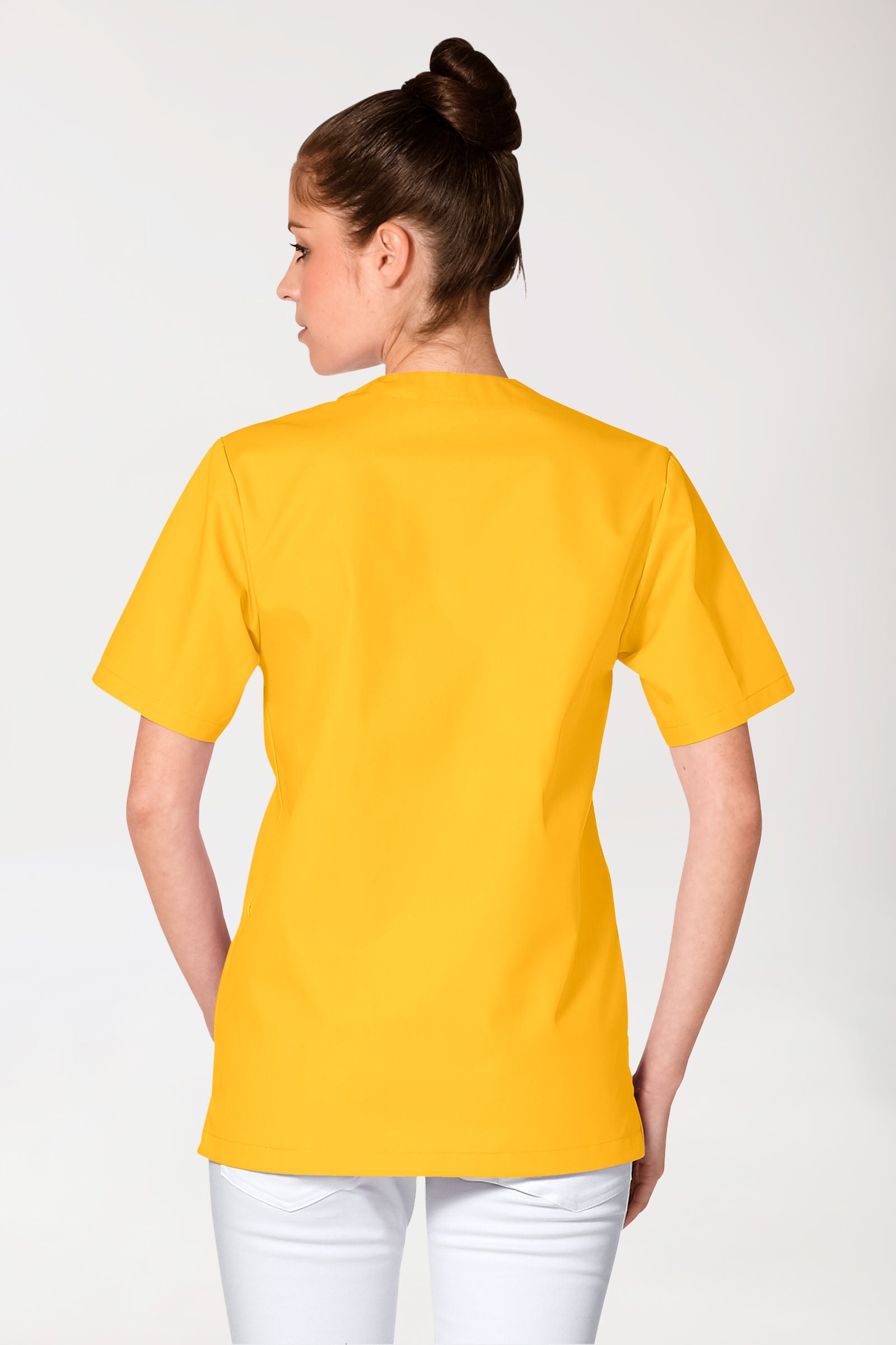 JUST STRONG Tunique mixte - Décolleté V jaune soleil