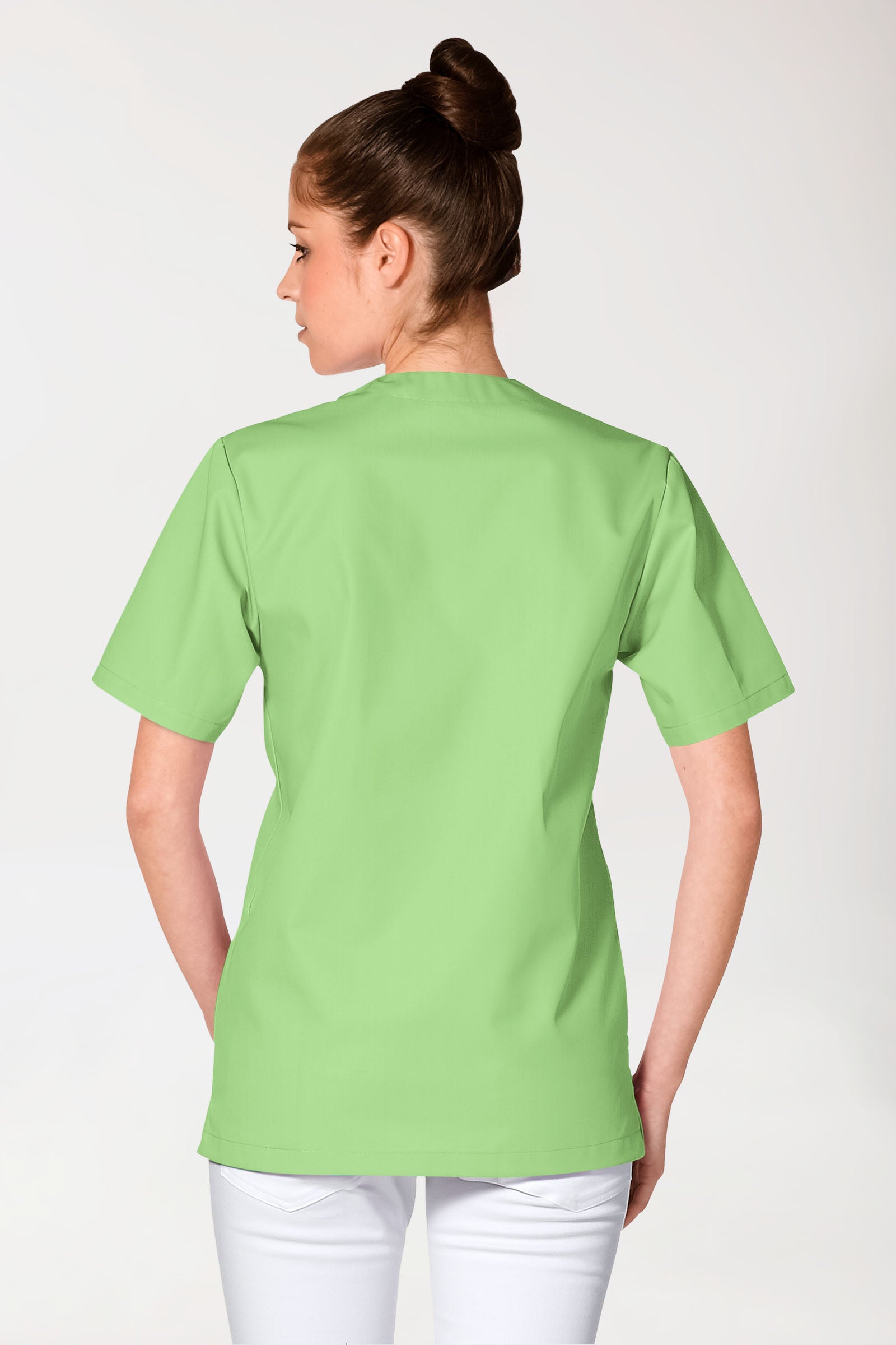 JUST STRONG Tunique mixte - Décolleté V vert pomme