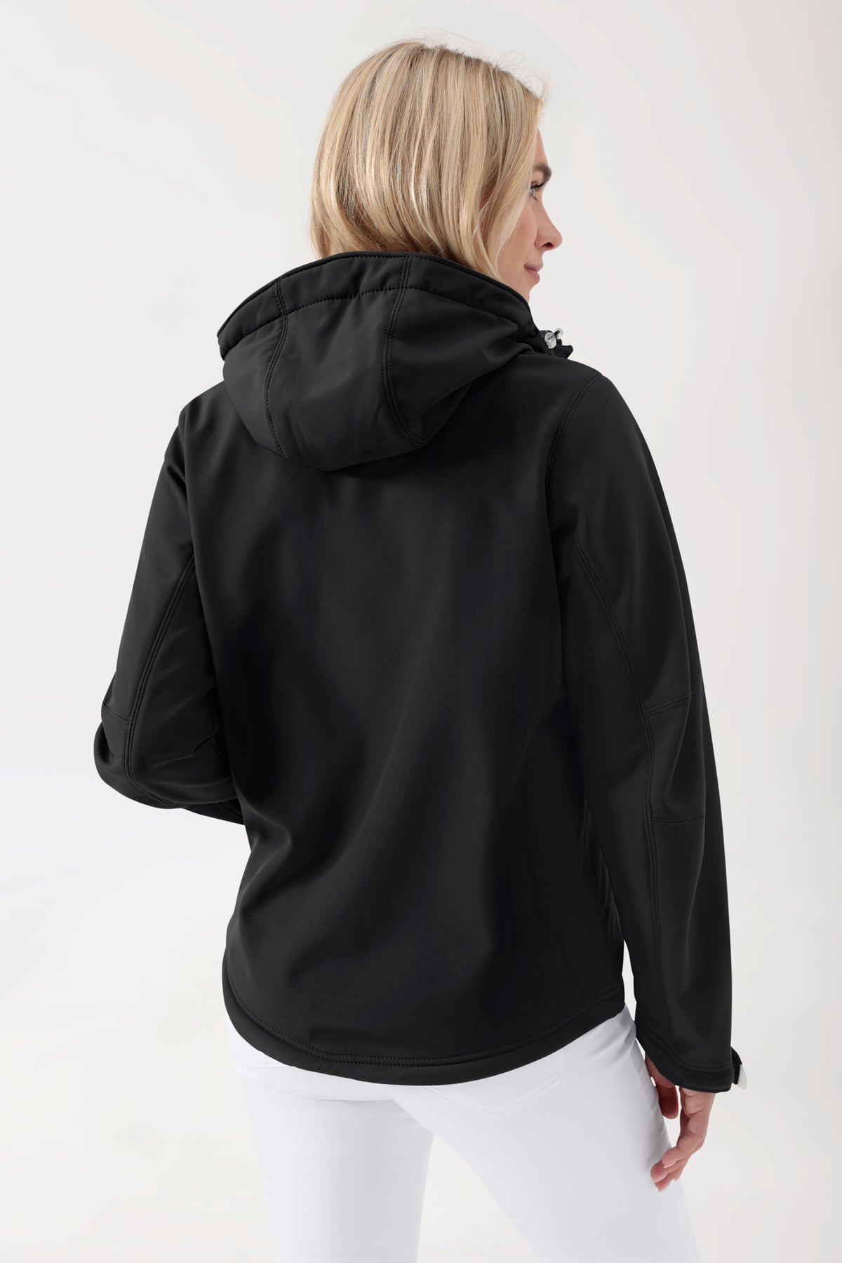 Softshell Veste mixte - à capuche noir