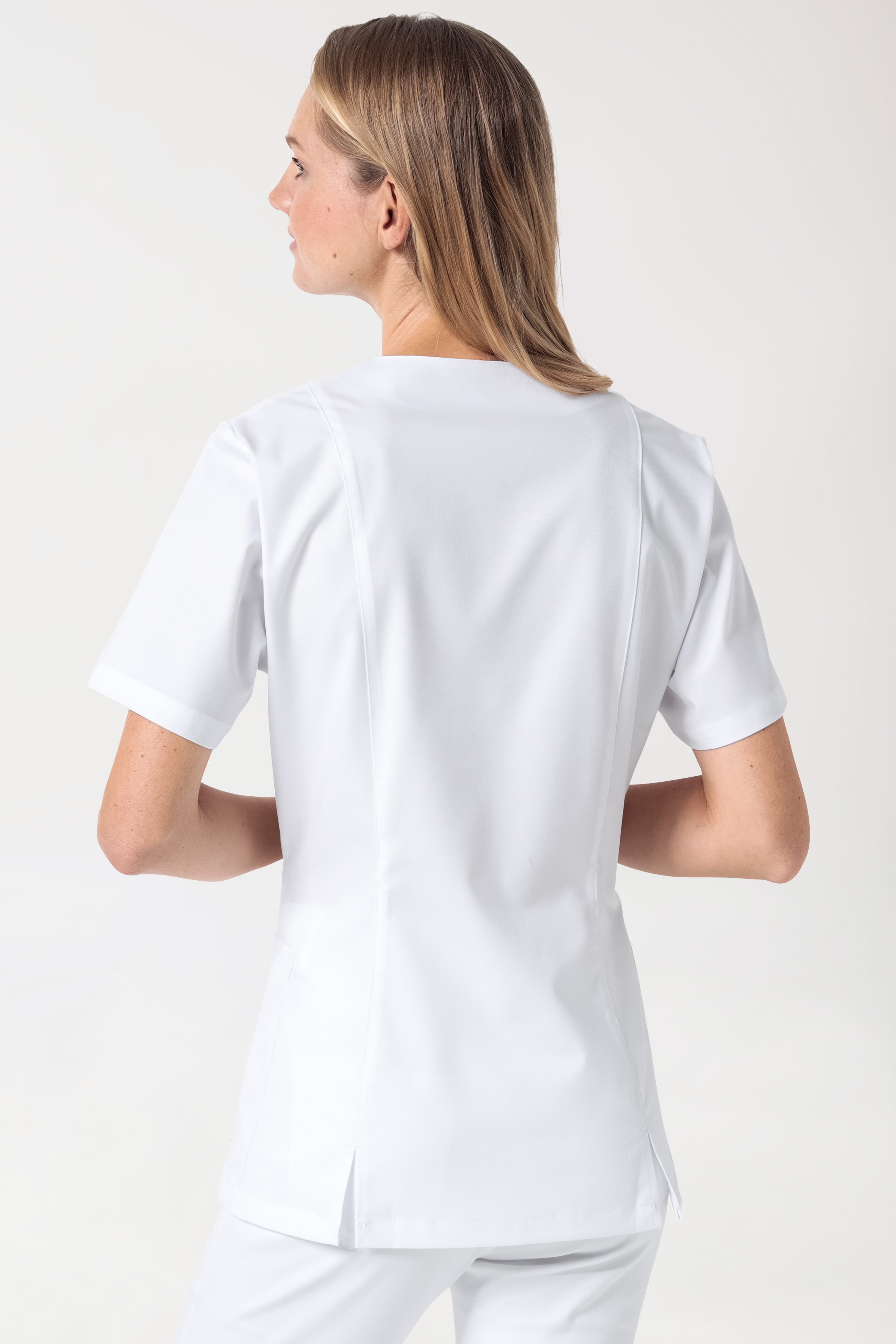 Tunique Femme - Stretch blanc, Vue de dos