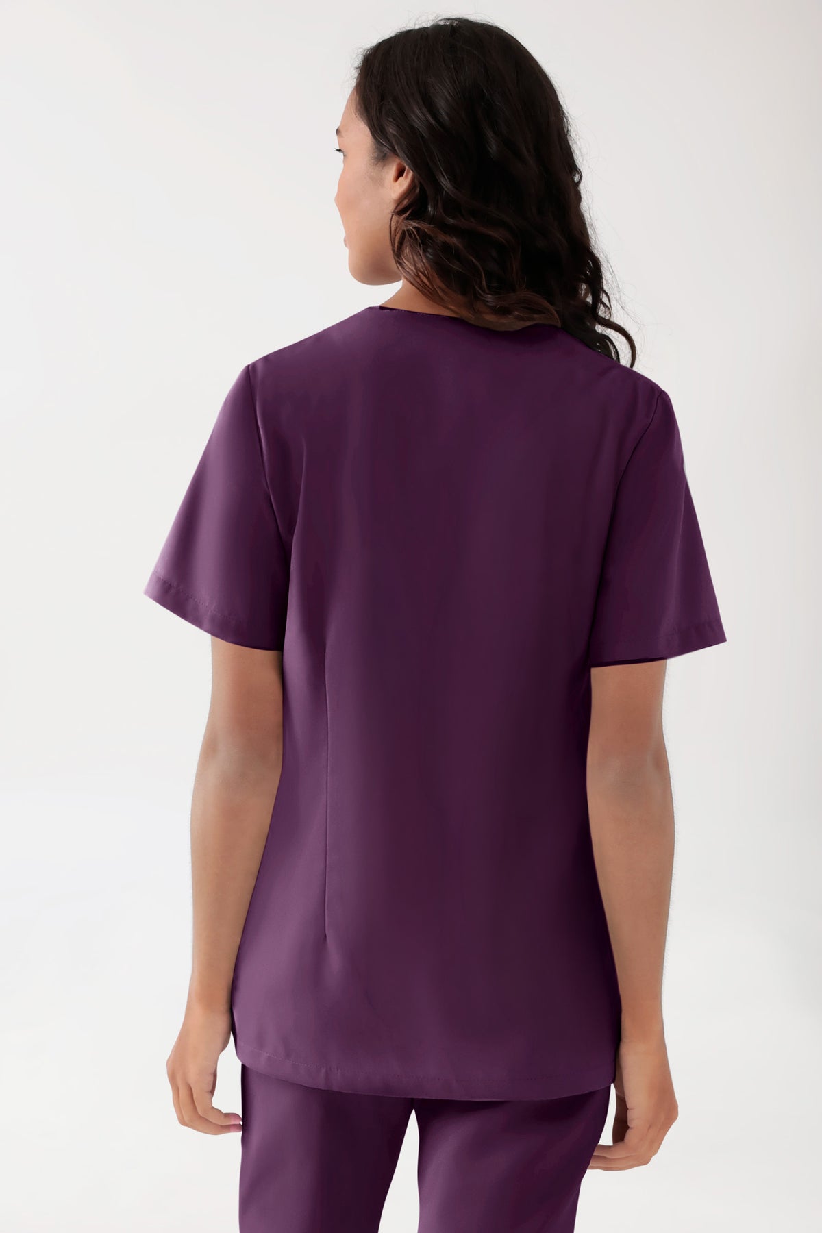 TENCEL™ Tunique Femme - Décolleté V mûre, Vue de dos
