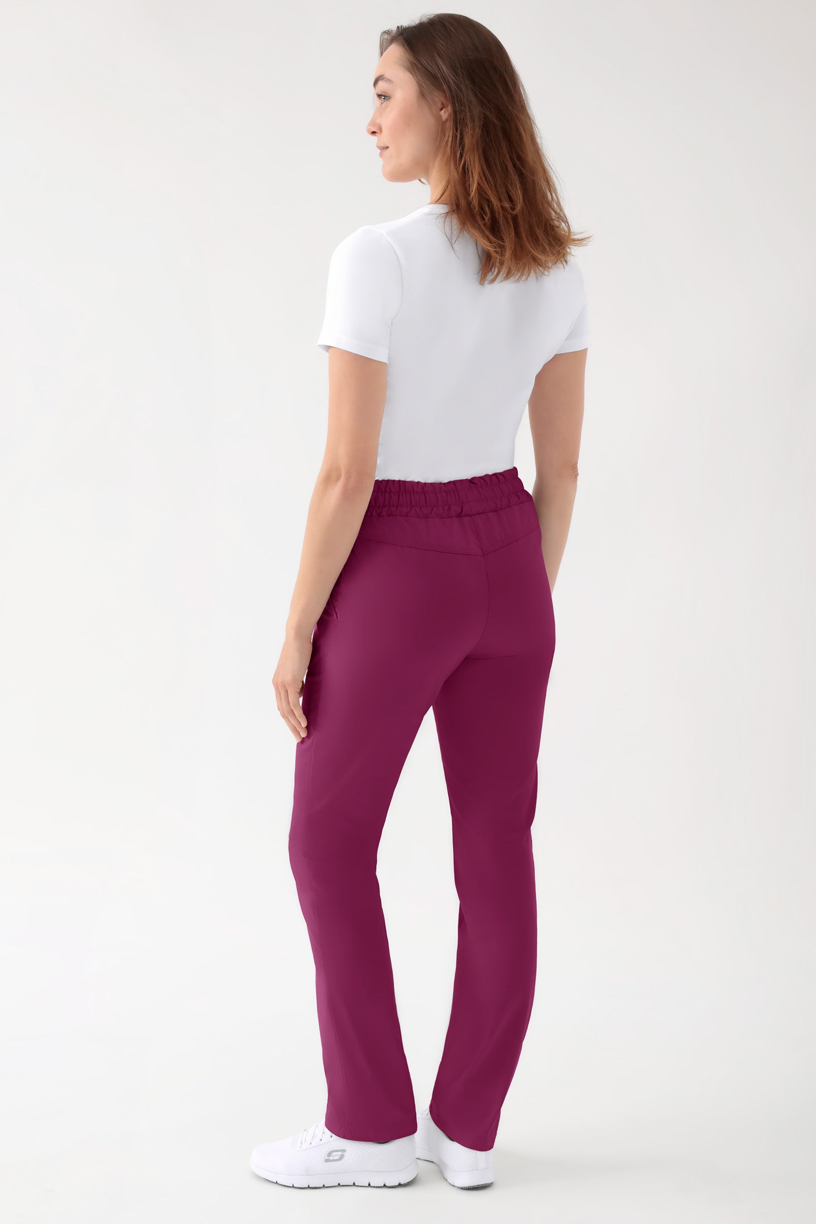 CORE Pantalon mixte - Taille haute berry, Vue de dos