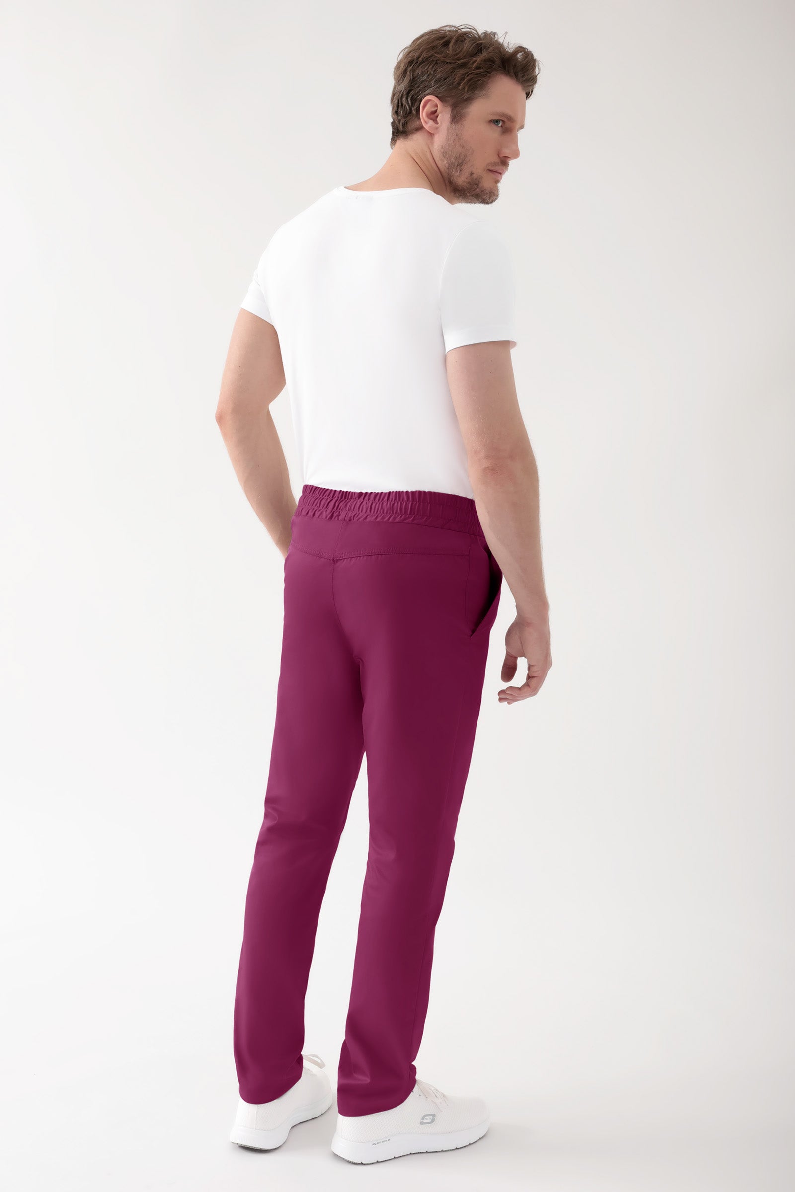 CORE Pantalon mixte - Taille haute berry, Vue de dos