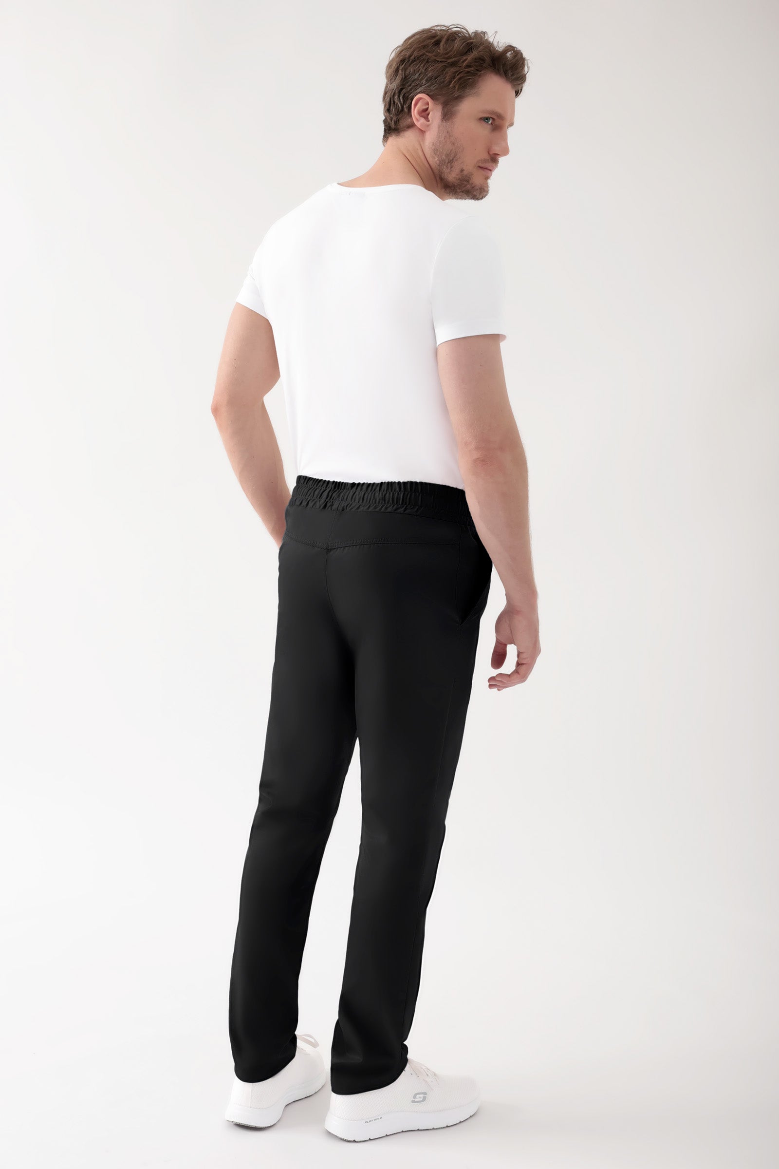 CORE Pantalon mixte - Taille haute noir, Vue de dos