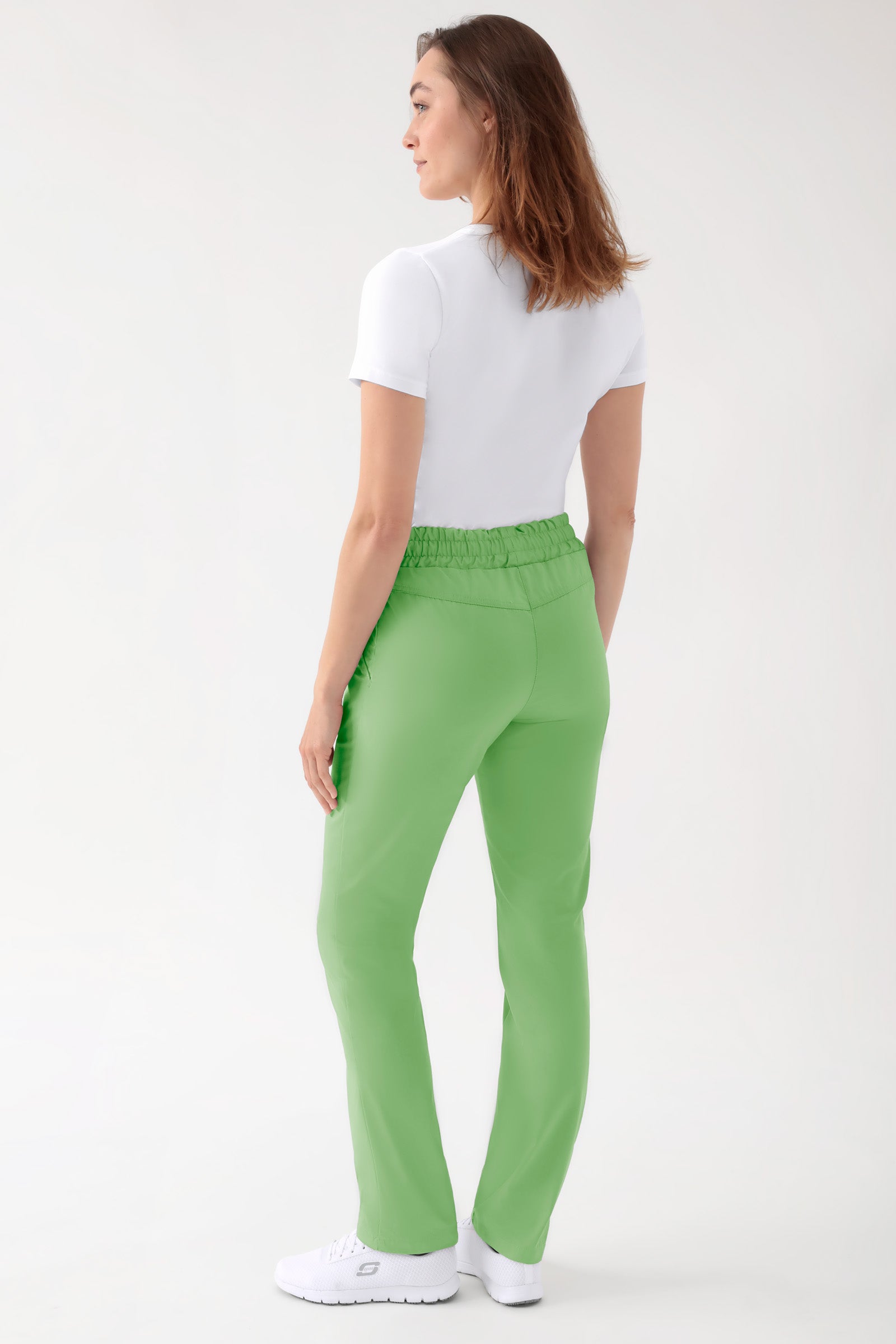 CORE Pantalon mixte - Taille haute vert pomme, Vue de dos