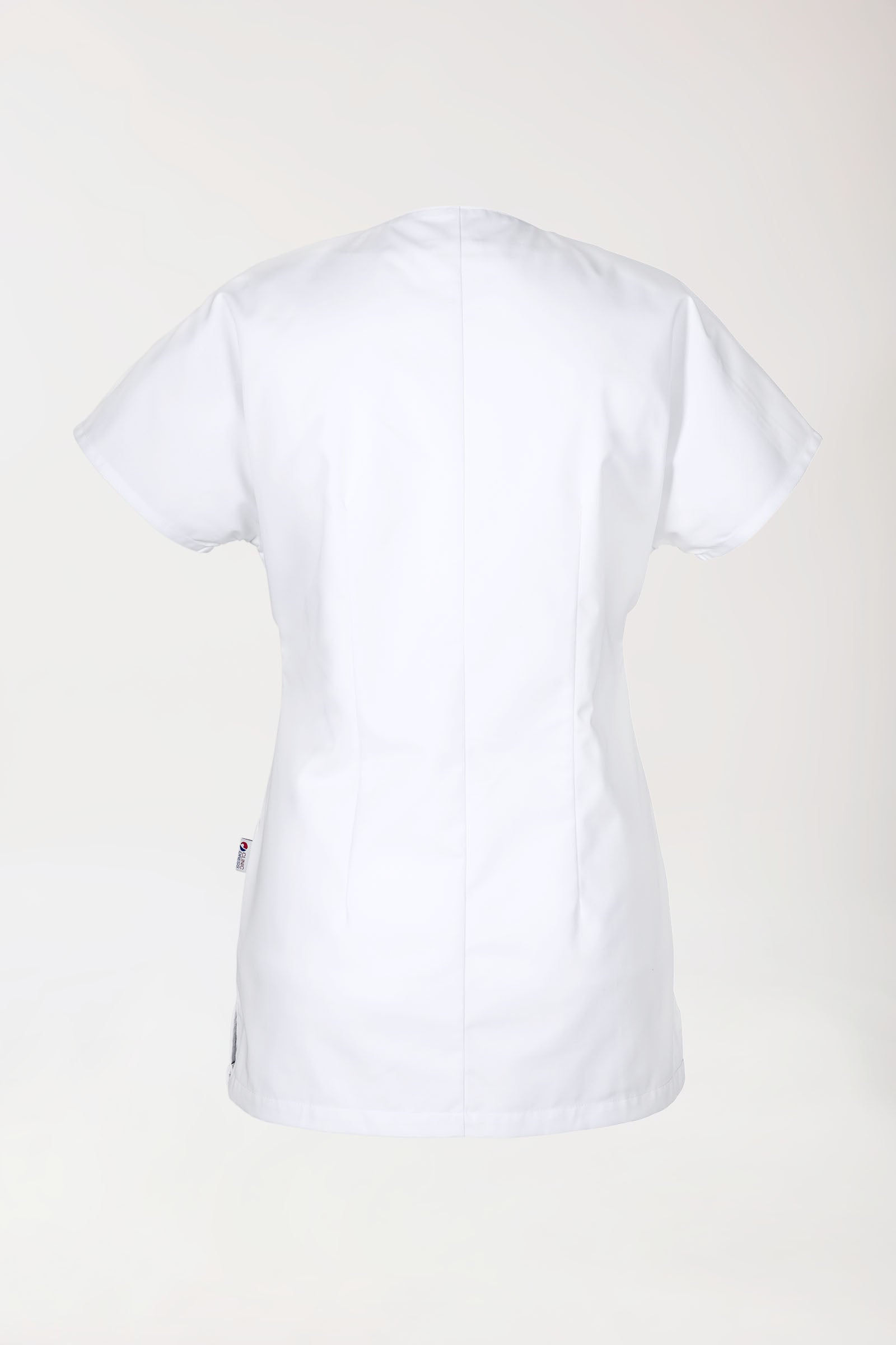 JUST STRONG Blouse Femme - patte pressions blanc
