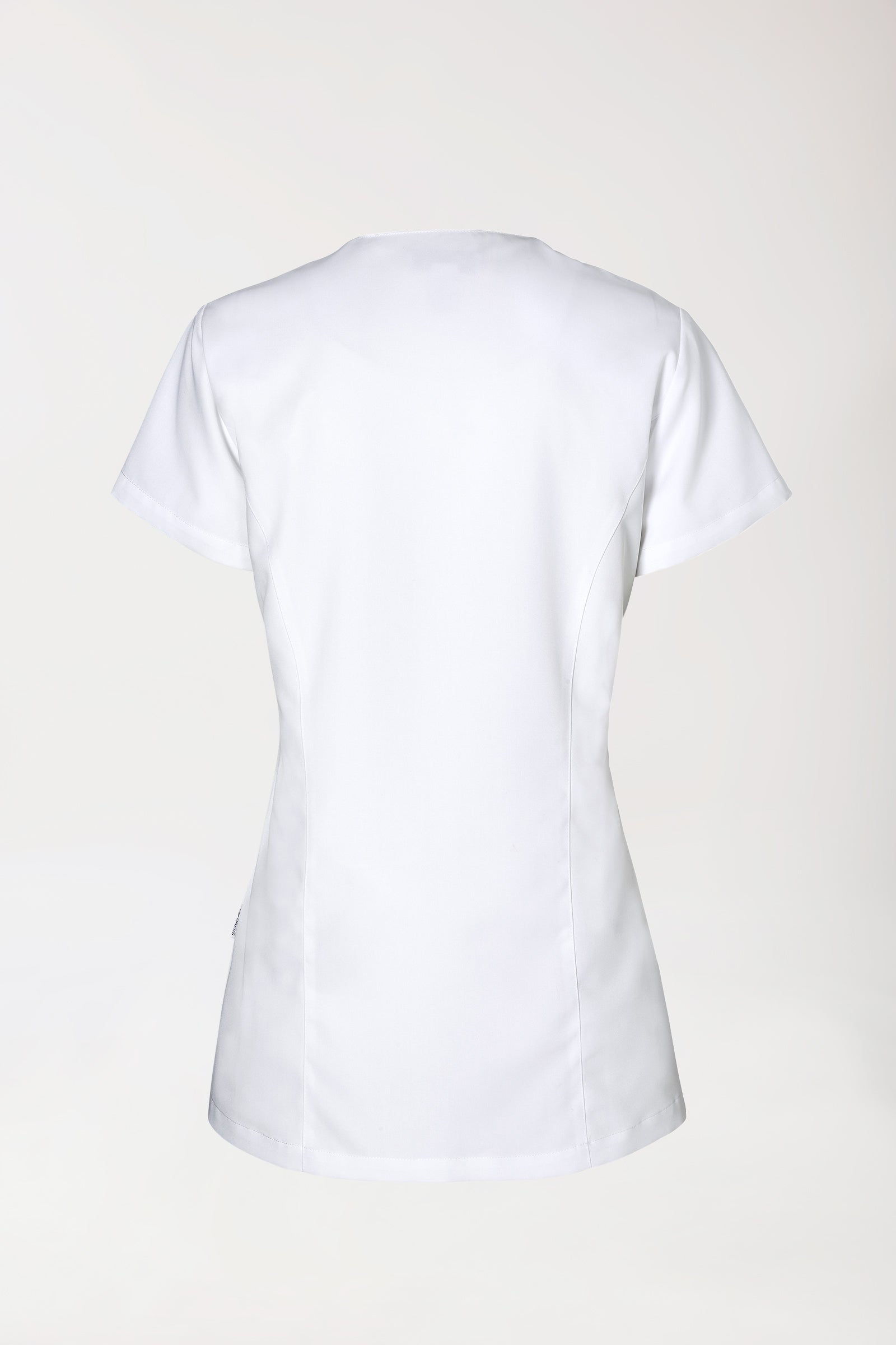 GREEN Blouse Femme - Boutonnée blanc, Vue de dos
