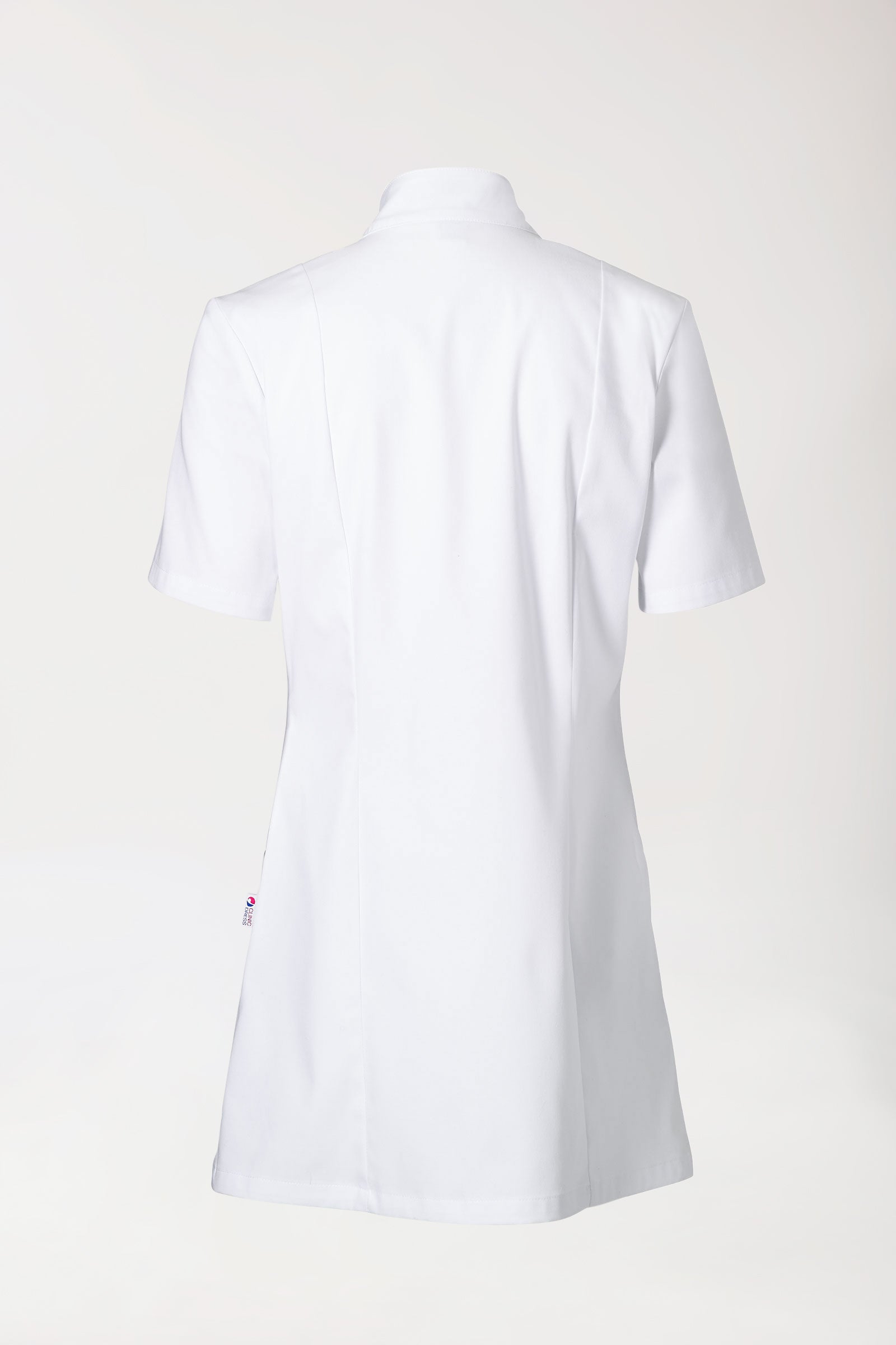 Blouse Beauté Femme - Col officier blanc