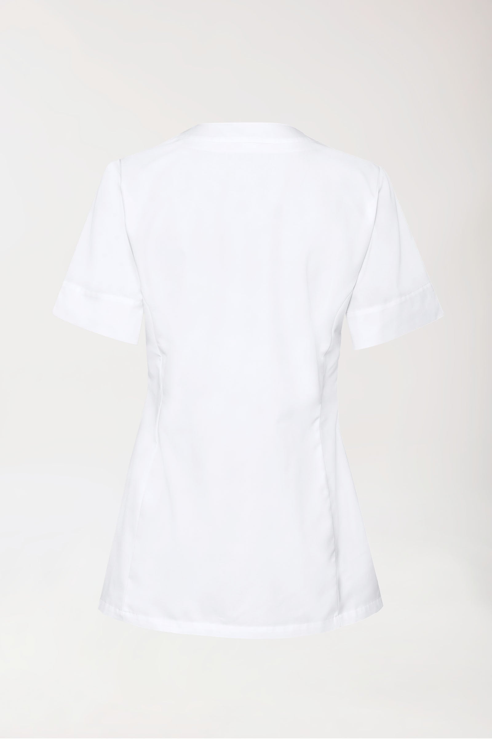 Blouse Beauté Femme - Boutonnage invisible blanc