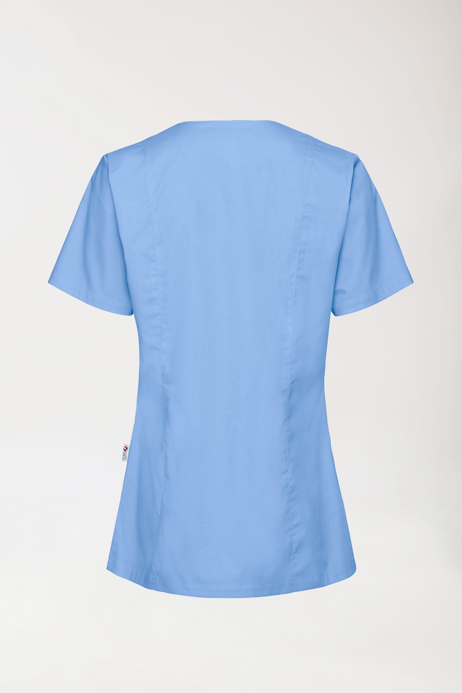 Blouse Stretch Femme - boutonnée bleu ciel