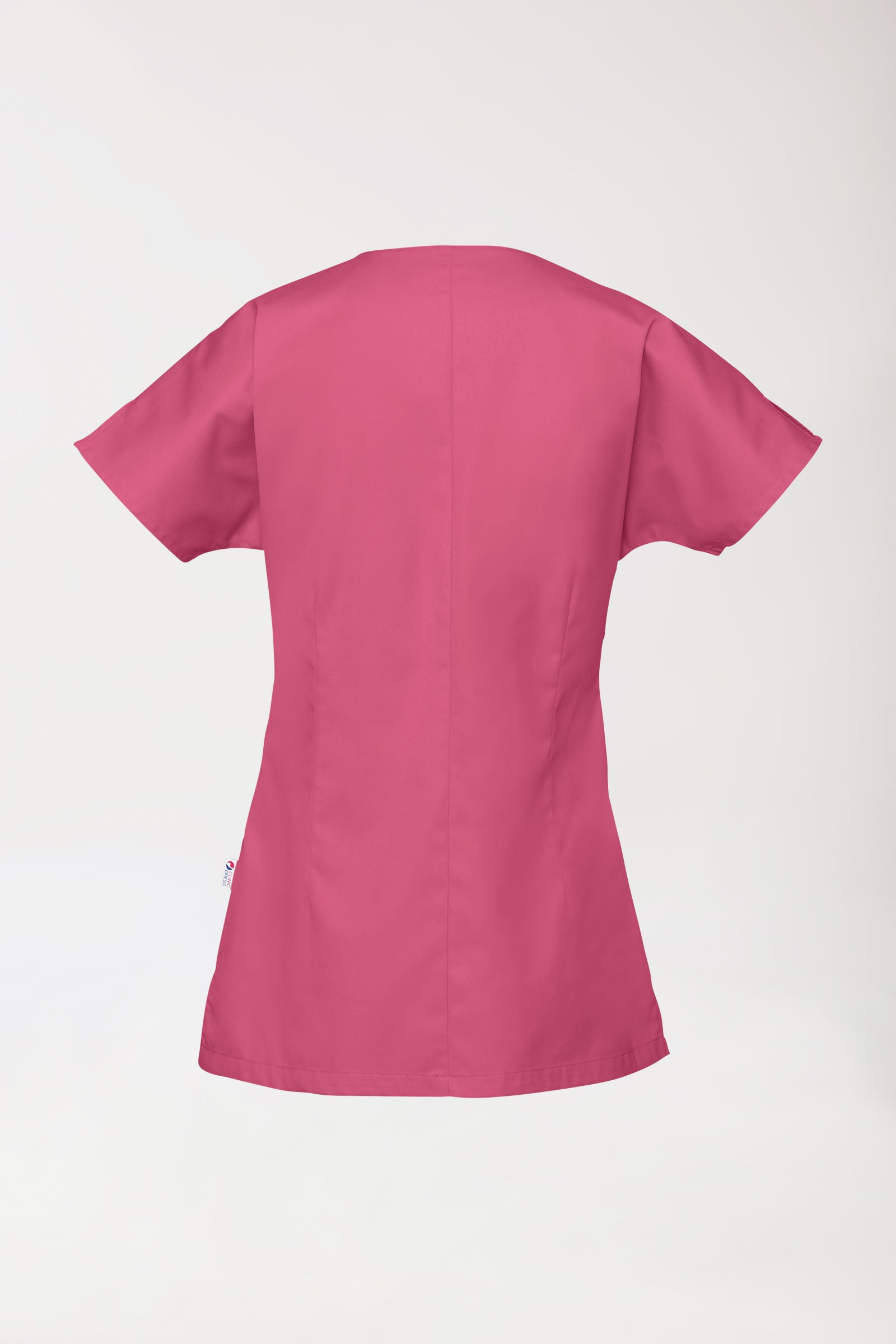Blouse Beauté Femme - Patte pressions asymétrique bois de rose