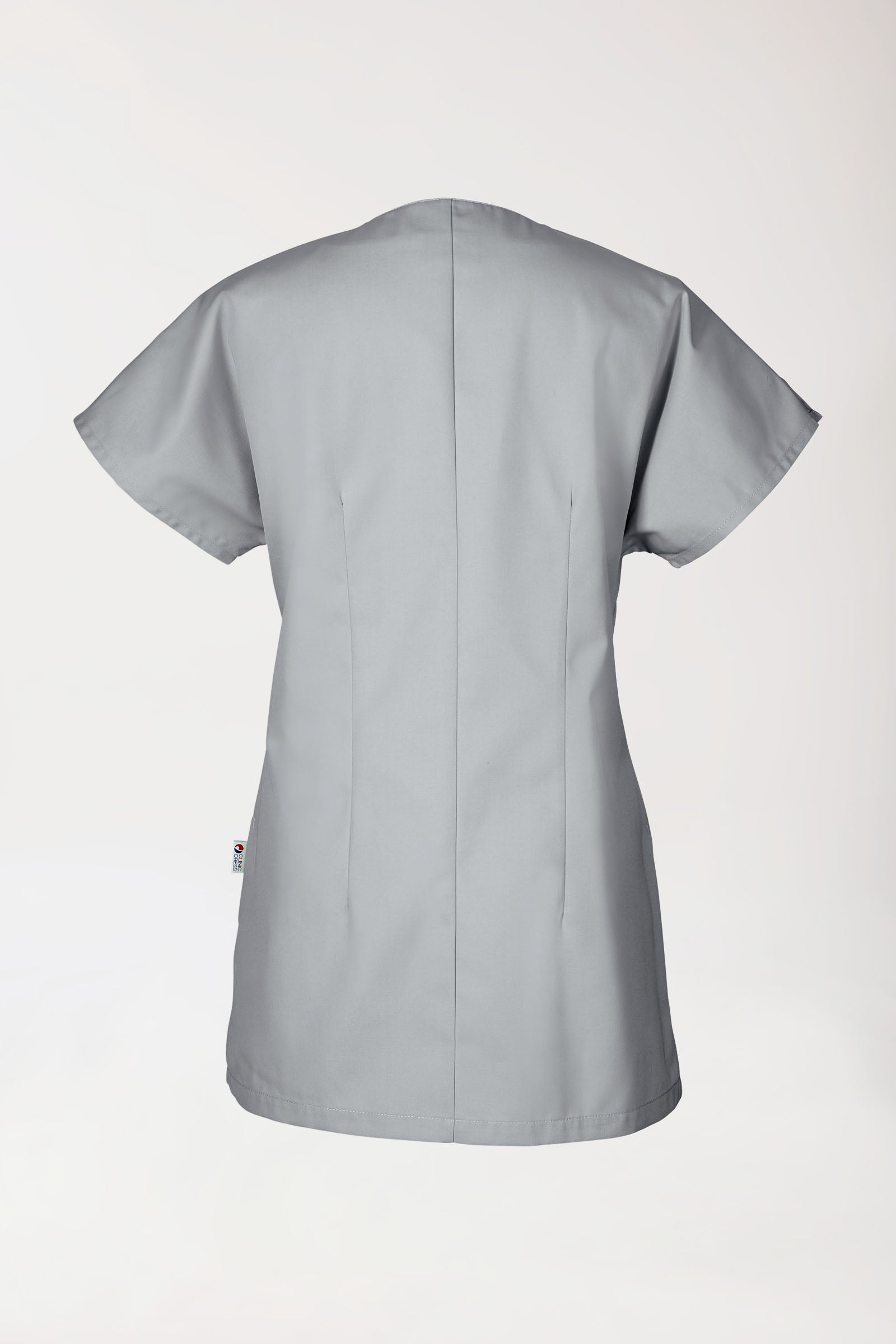 JUST STRONG Blouse Femme - patte pressions gris