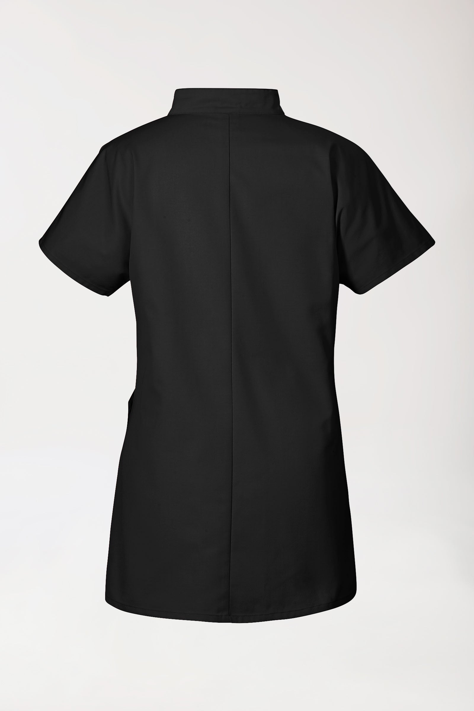JUST STRONG Blouse Femme - Patte de boutonnage noir, Vue de dos