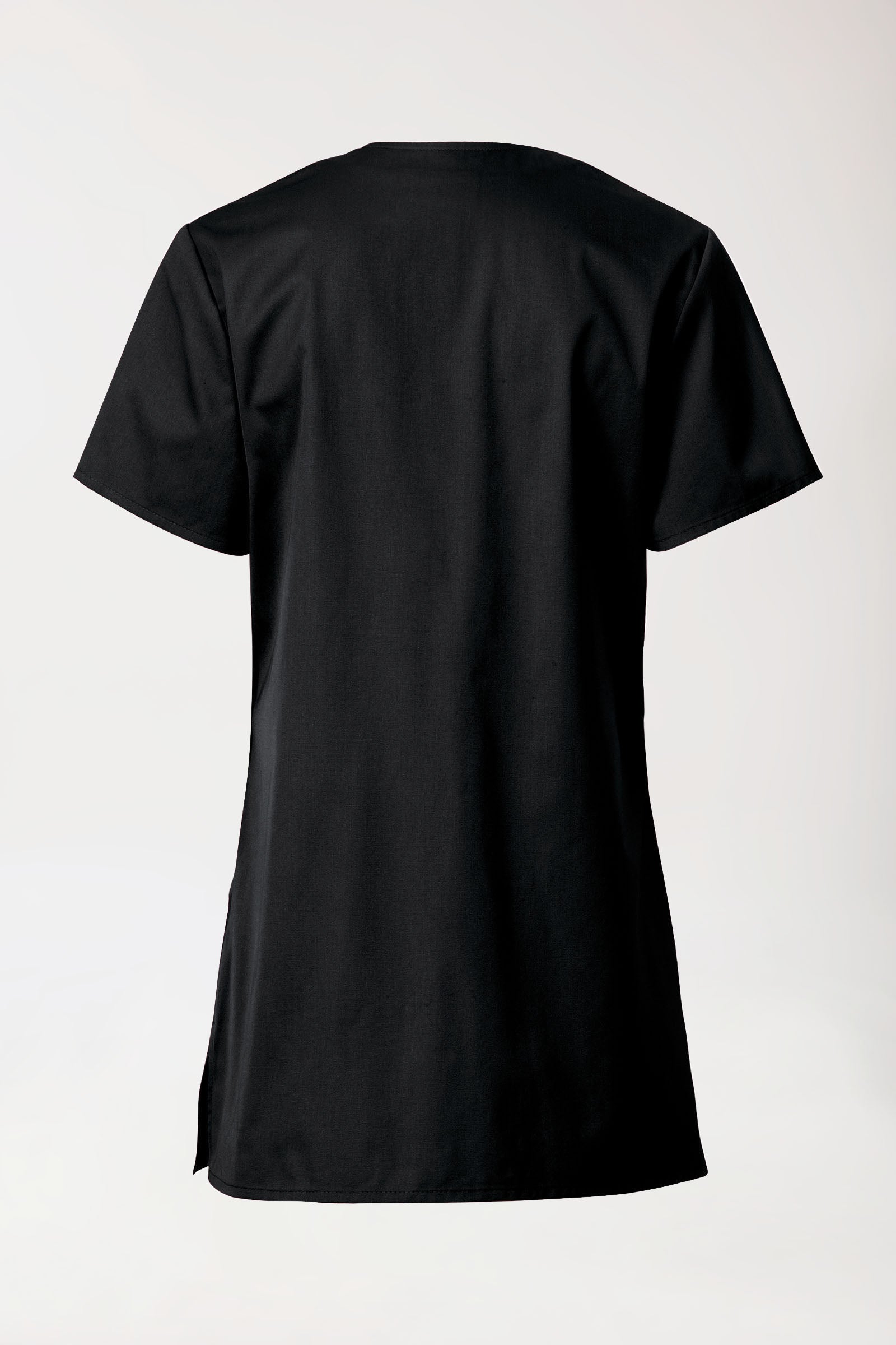 Blouse Beauté Femme - Boutonnée noir, Vue de dos