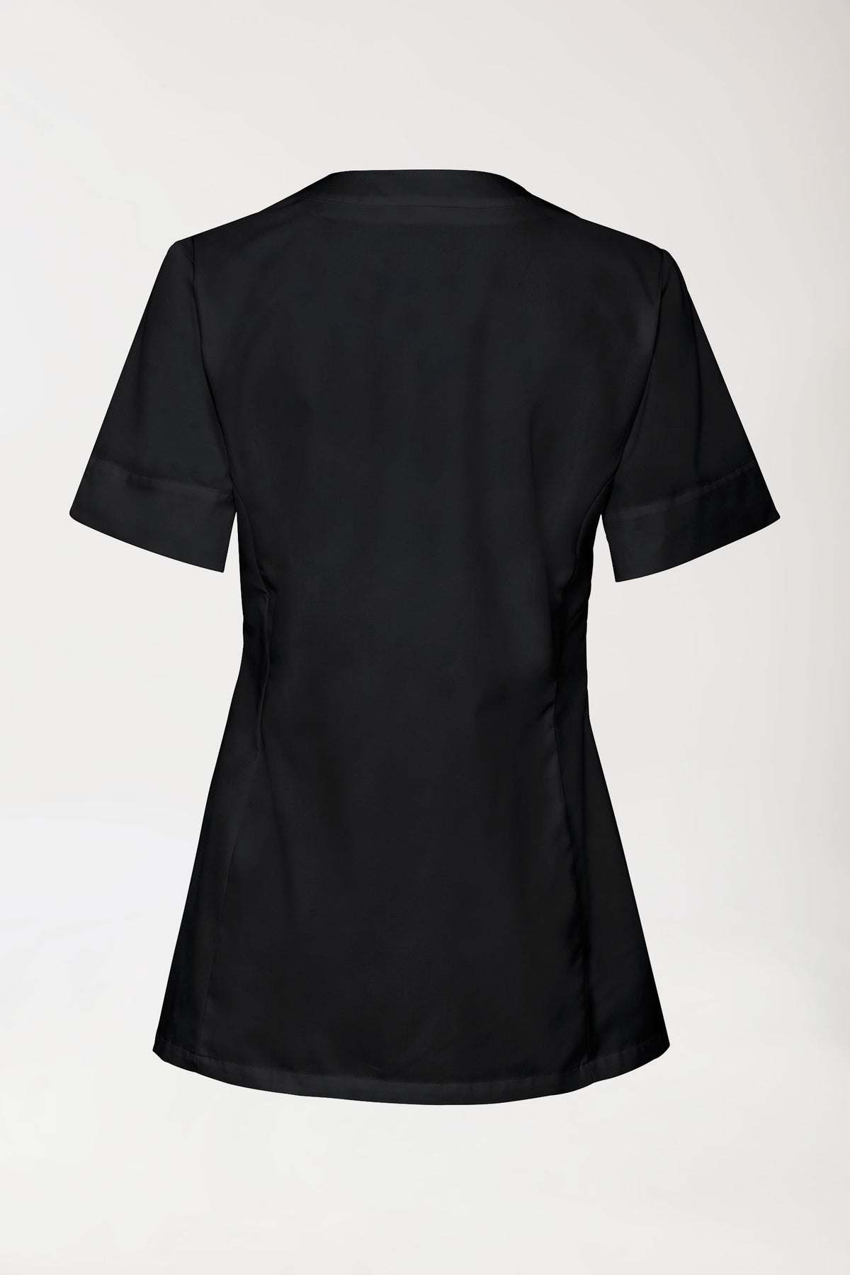 Blouse Beauté Femme - Boutonnage invisible noir
