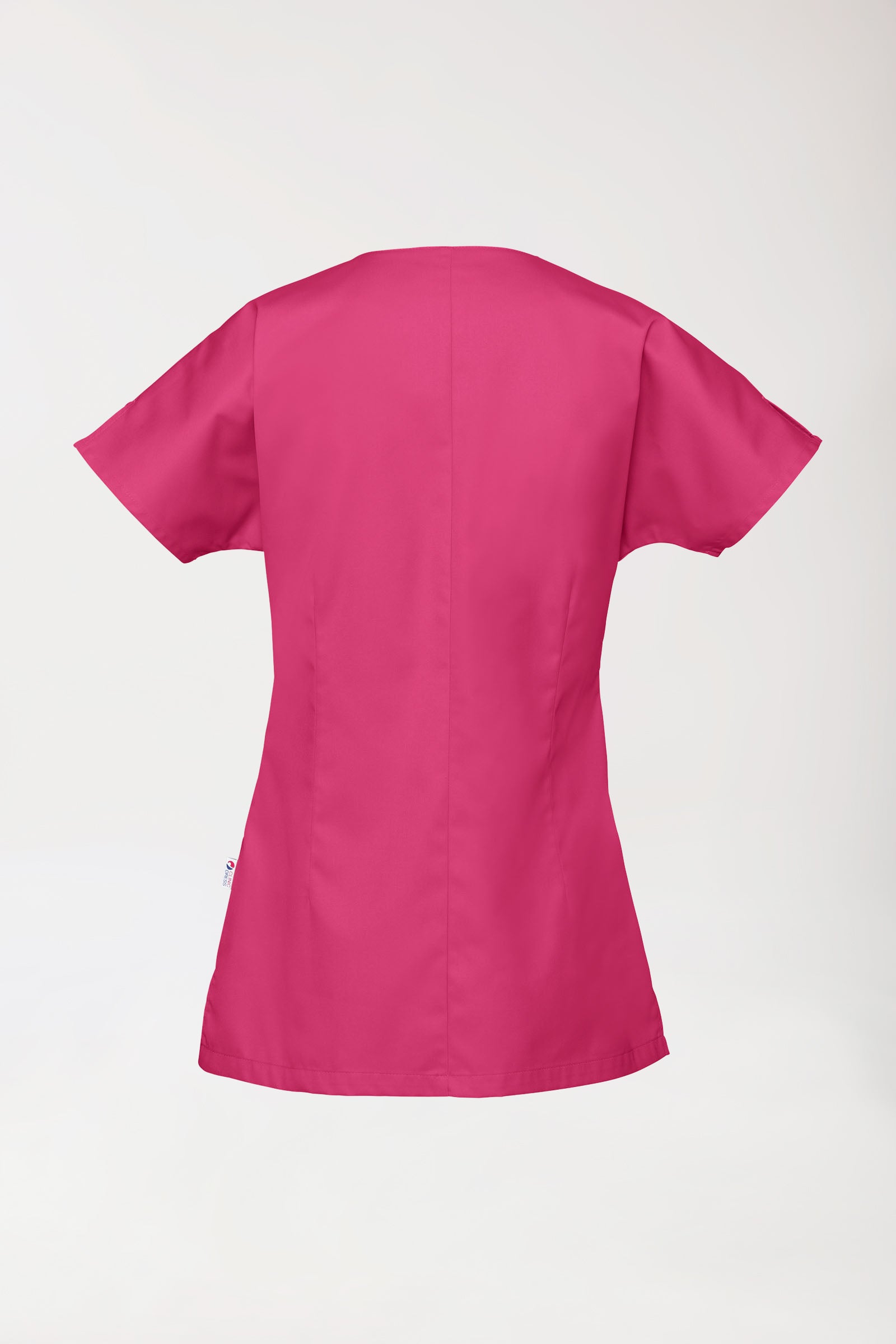 Blouse Beauté Femme - Patte pressions asymétrique pink