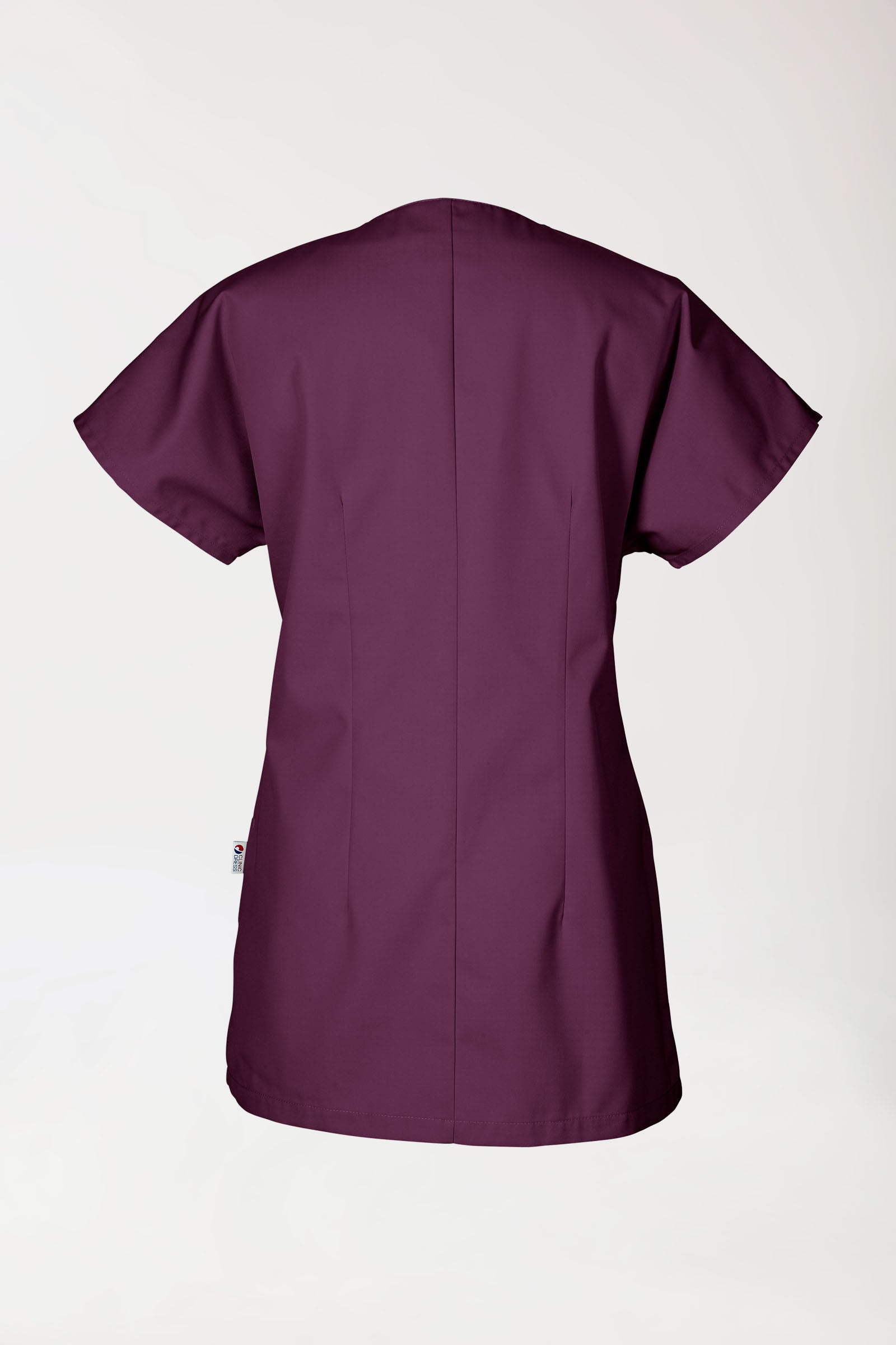 JUST STRONG Blouse Femme - patte pressions prune