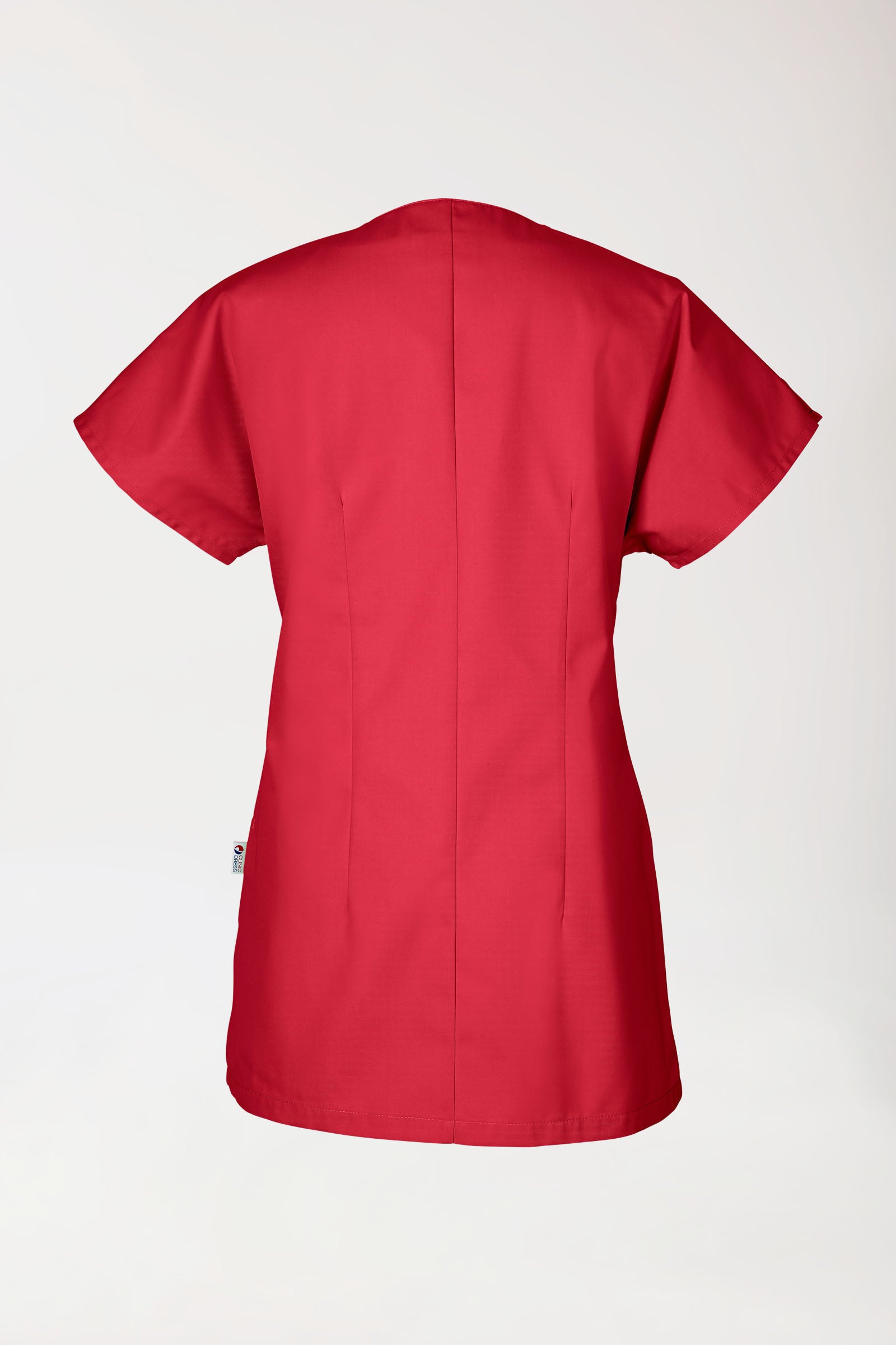 JUST STRONG Blouse Femme - patte pressions rouge