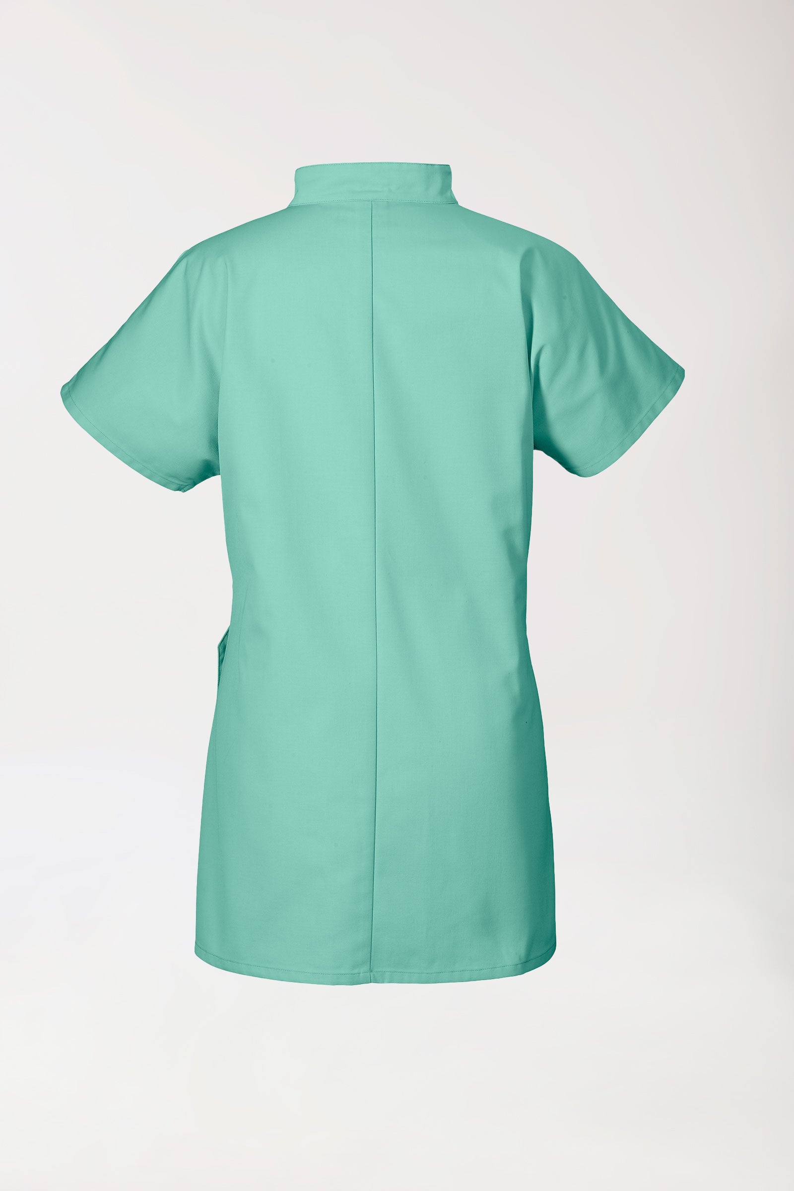 JUST STRONG Blouse Femme - Patte de boutonnage vert d'eau