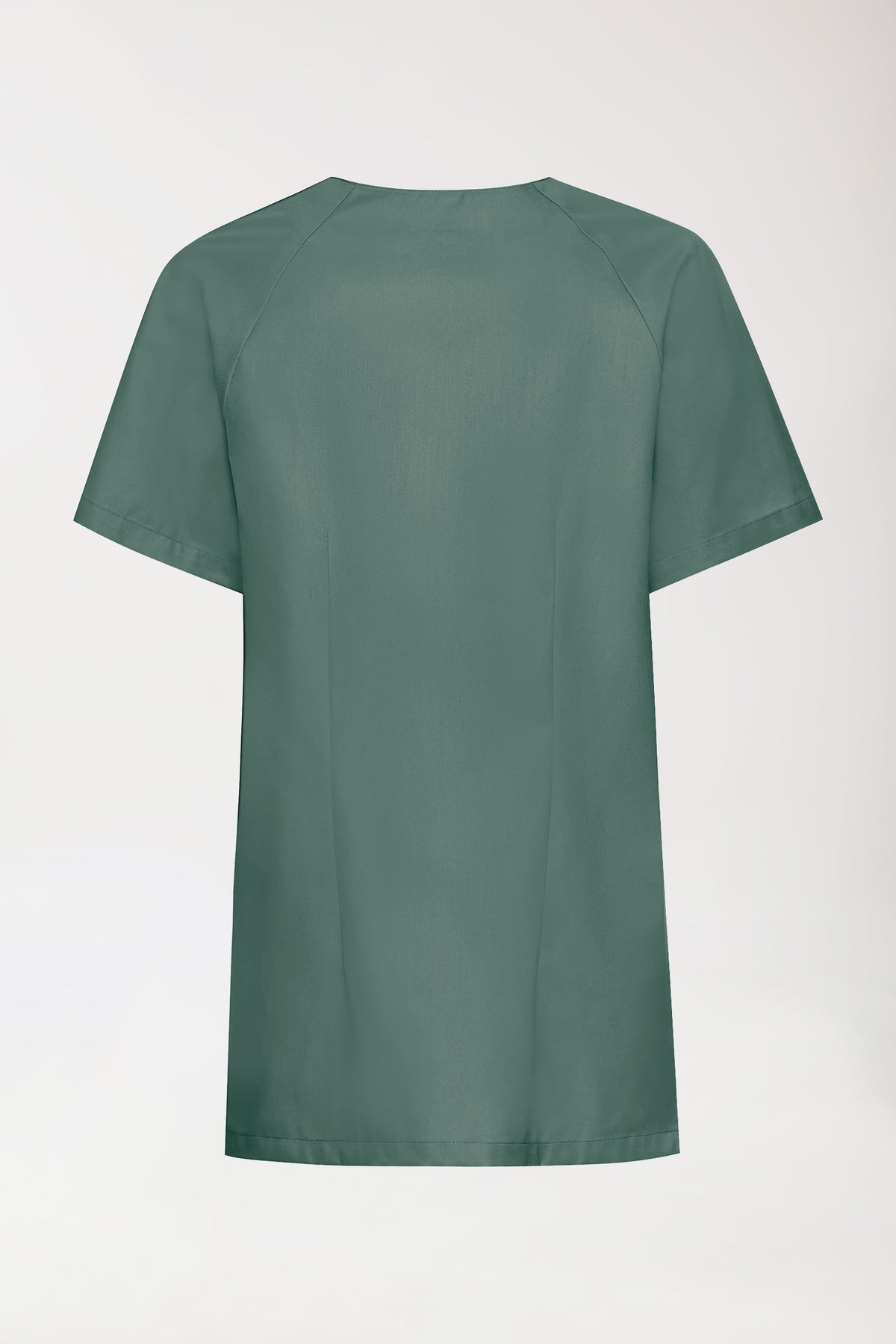CORE Blouse Femme - Entièrement boutonnée vert foncé, Vue de dos