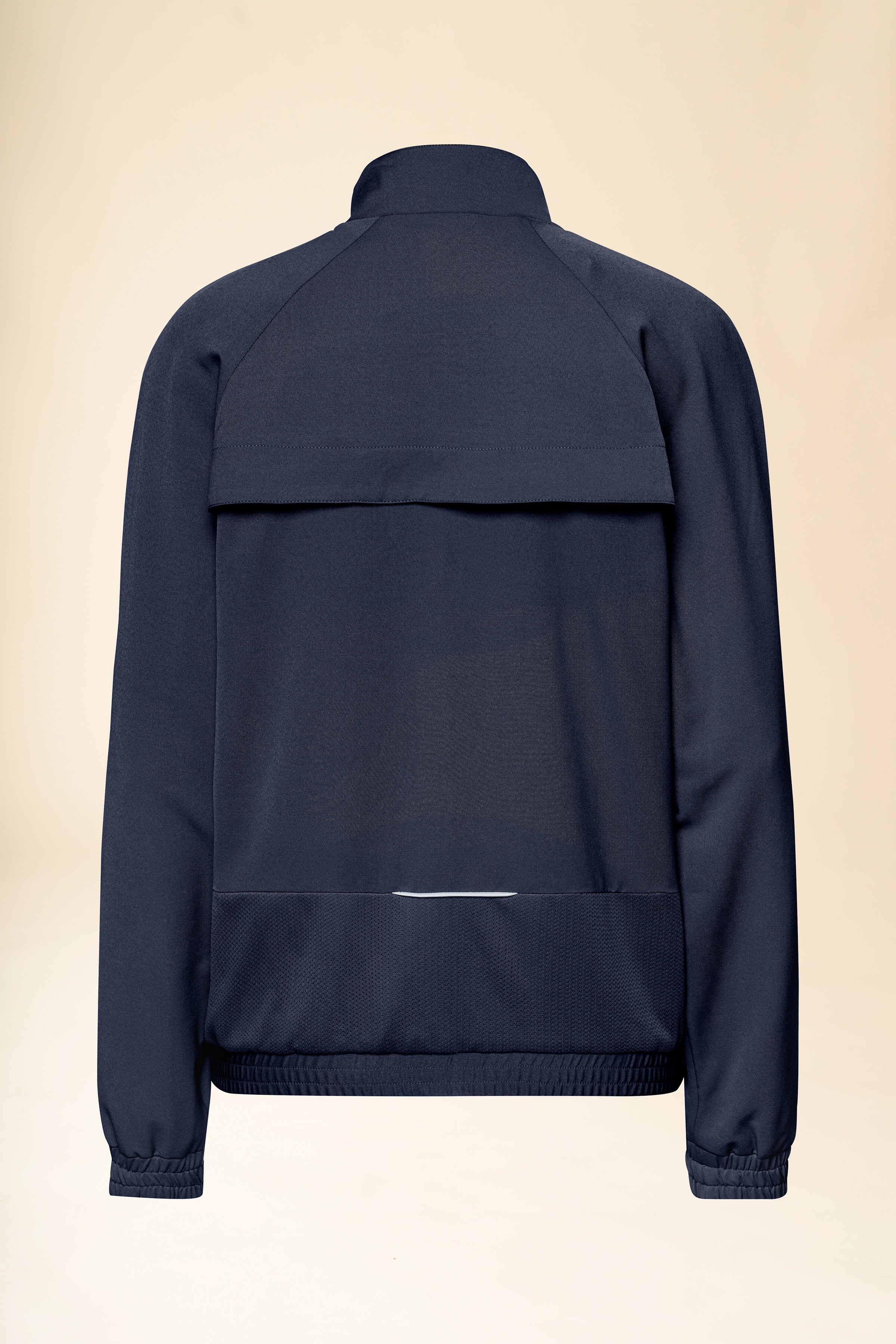 KAERE Veste blouson Femme - Poignet élastiqué bleu navy, Vue de dos