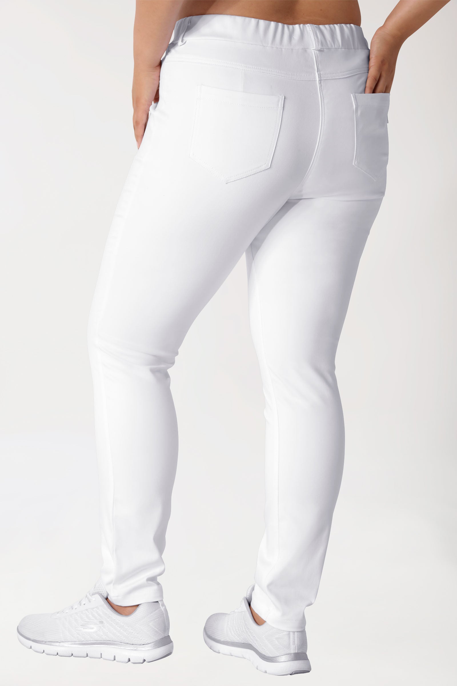 Curved Legging COMFY FLEX - Ceinture entièrement élastiquée blanc