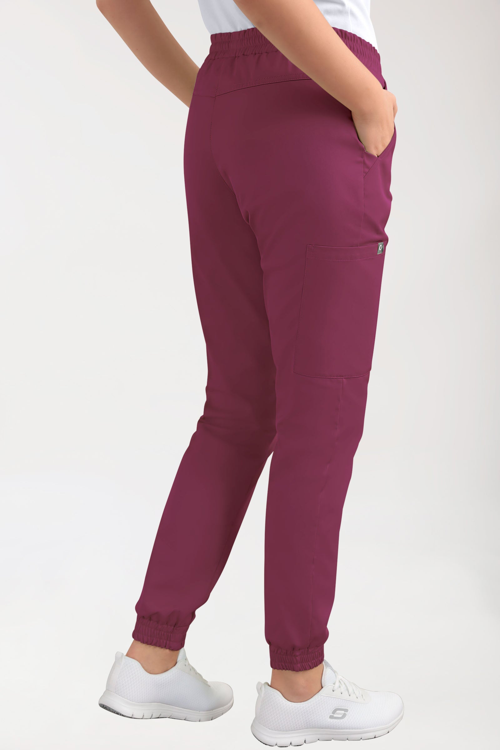 CORE Pantalon Cargo Femme – Style Jogpant berry