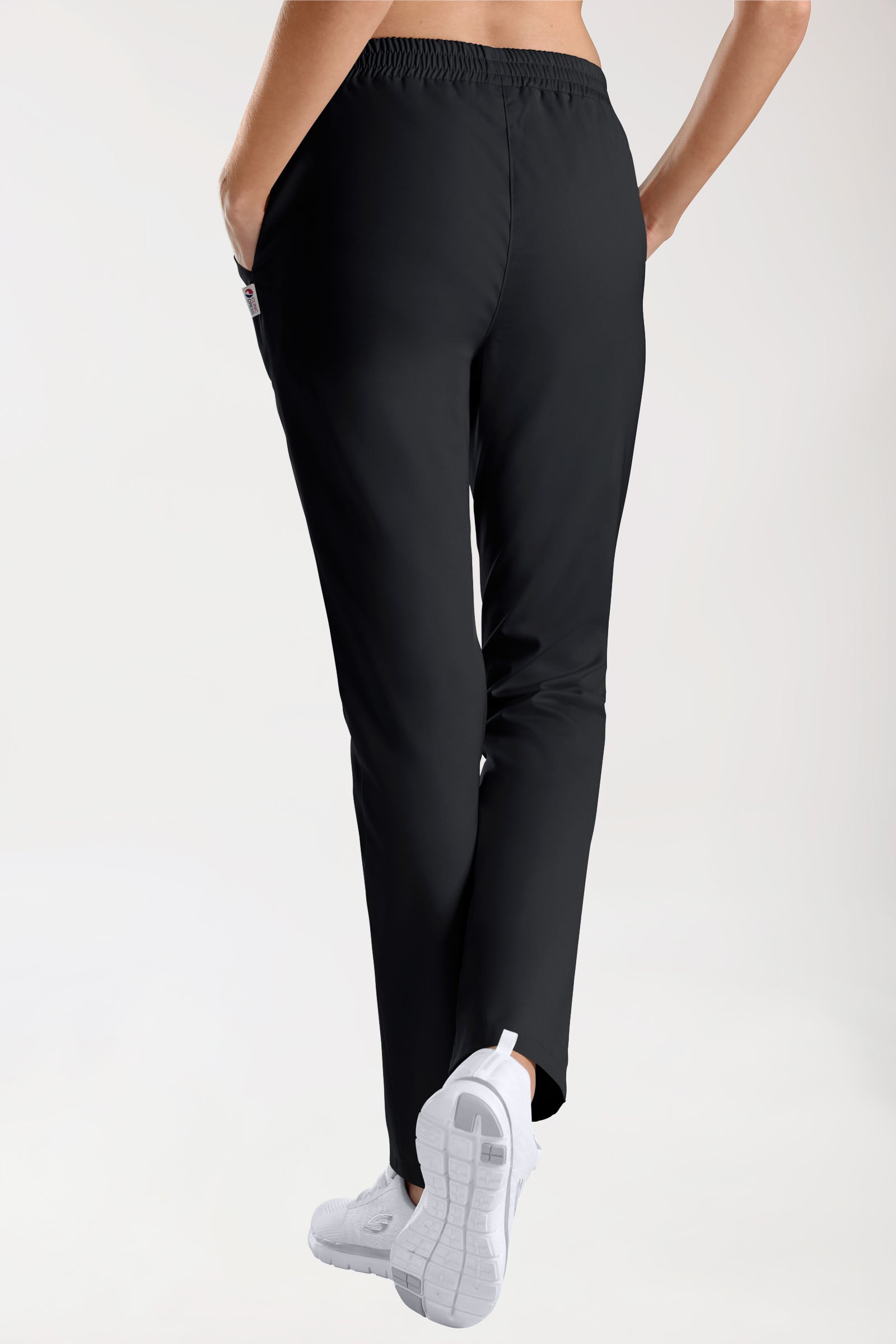 CORE Pantalon Femme - Taille légèrement descendue noir