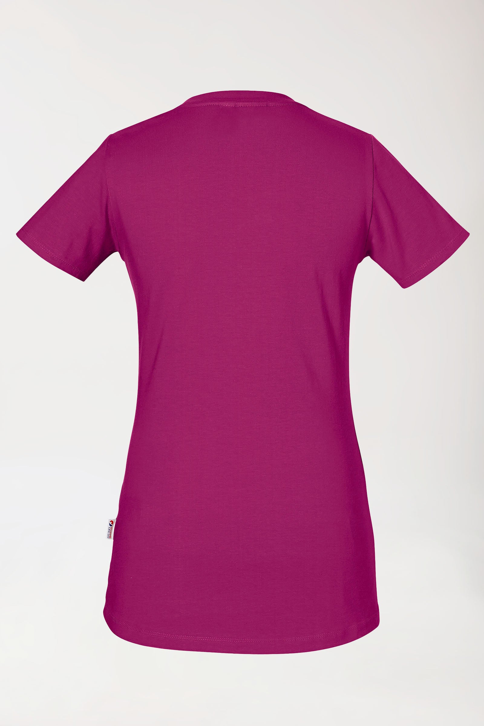 CORE T-shirt Femme - Encolure ronde berry, Vue de dos