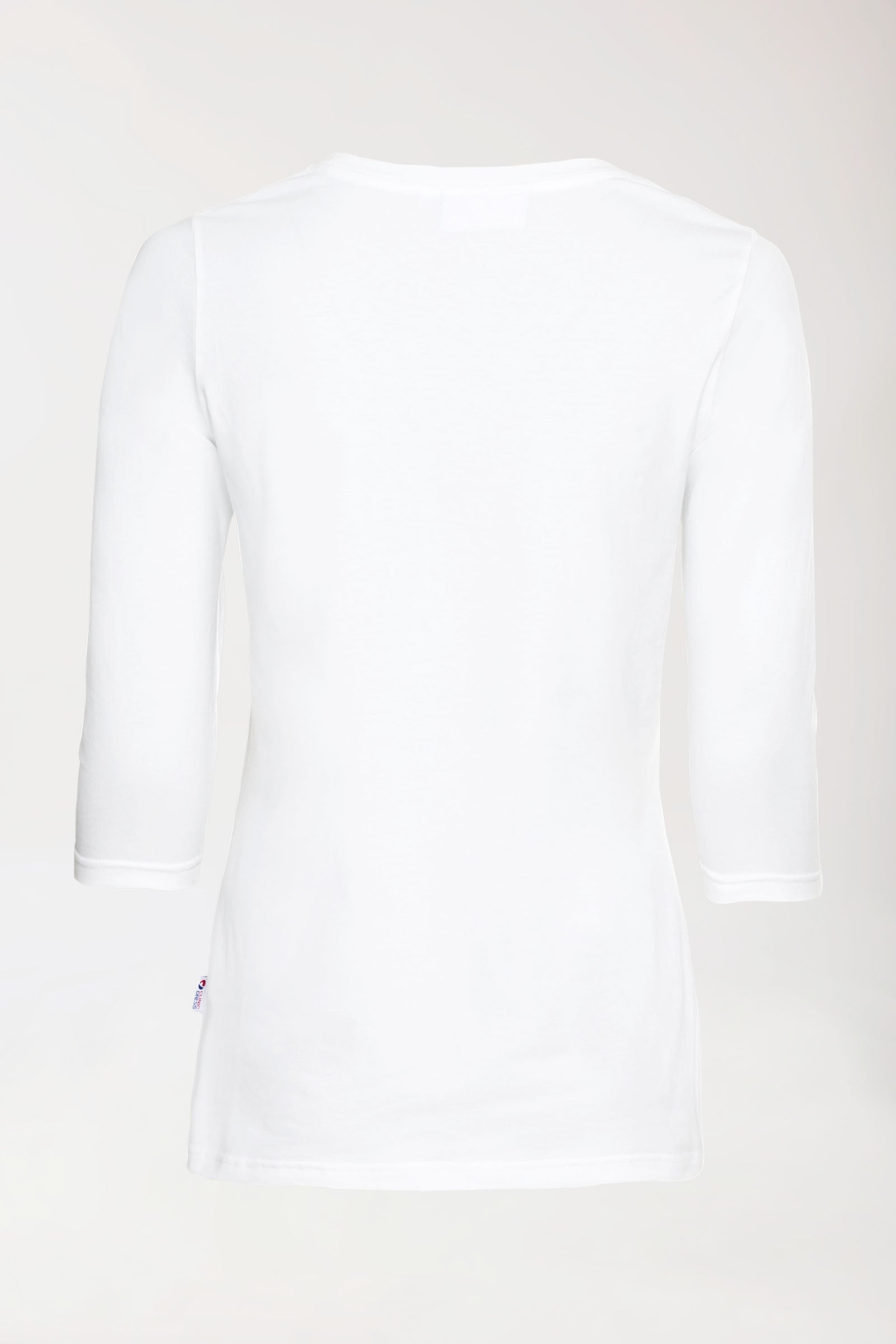 CORE T-shirt Femme - manche 3/4 blanc