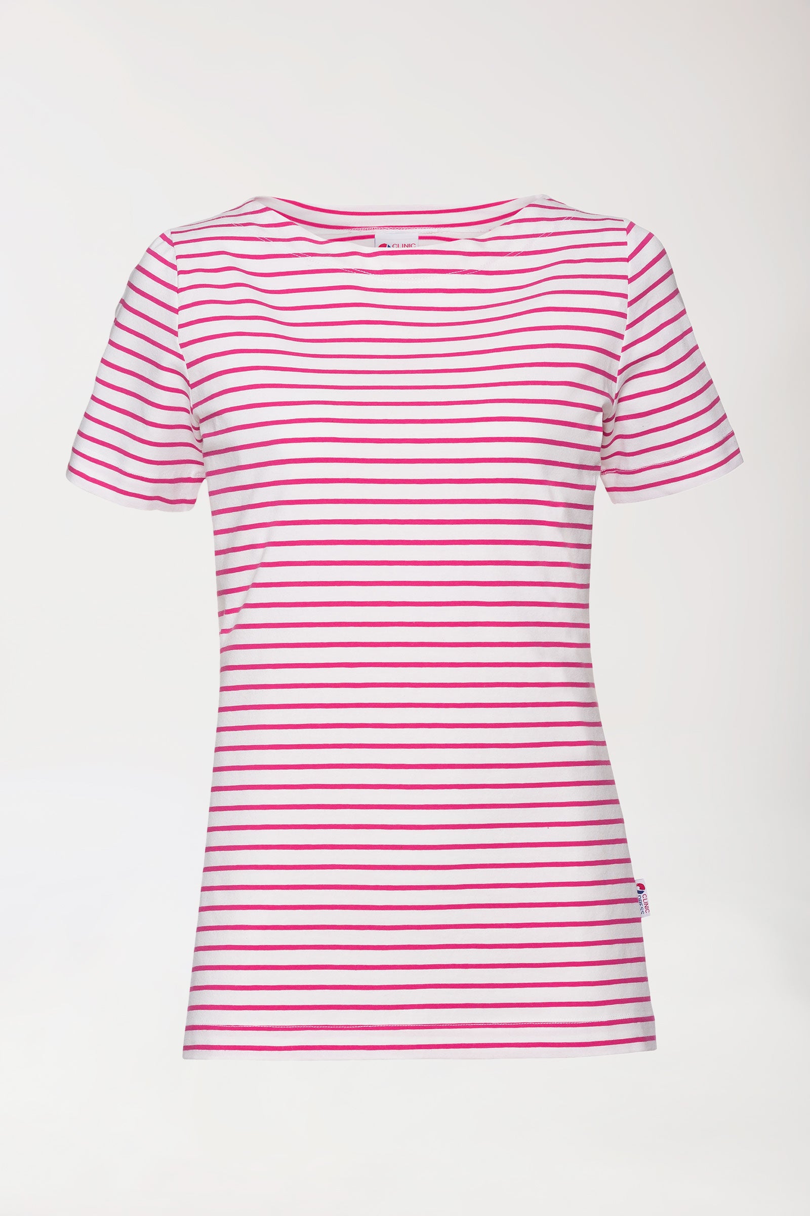 T-shirt Femme - Manche courte blanc/pink