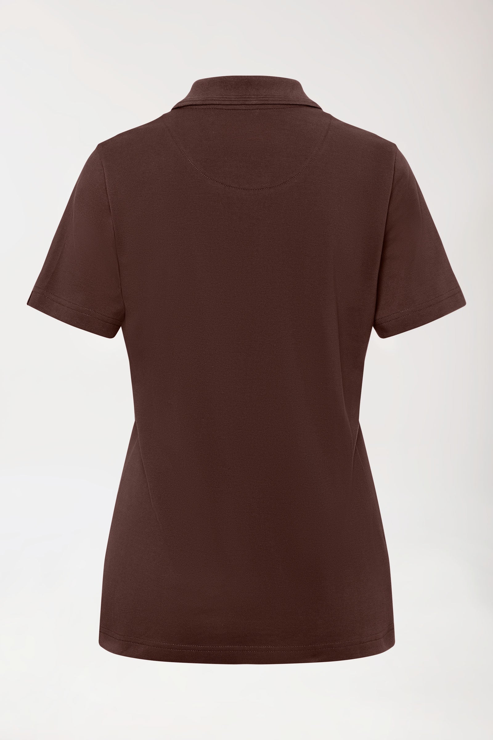 COMFY FLEX Shirt Stretch Femme - Col polo coffee