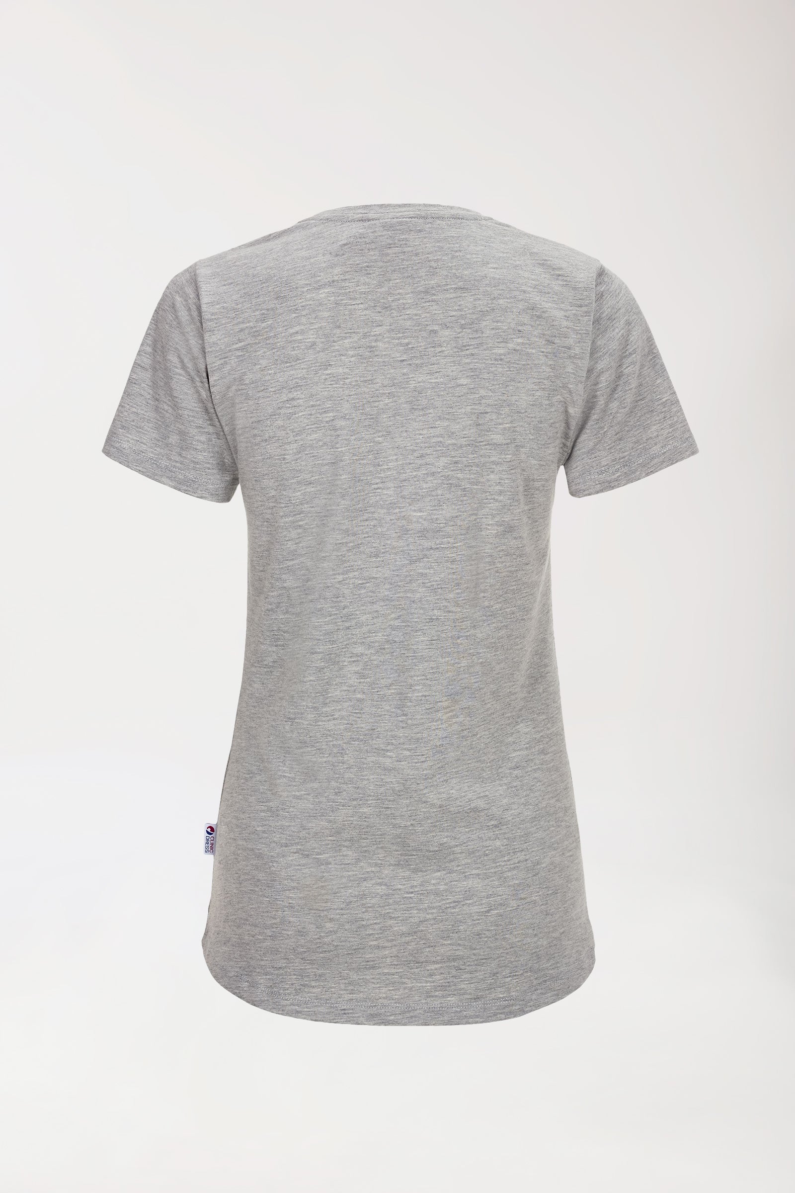 CORE T-shirt Femme - Encolure ronde gris chiné