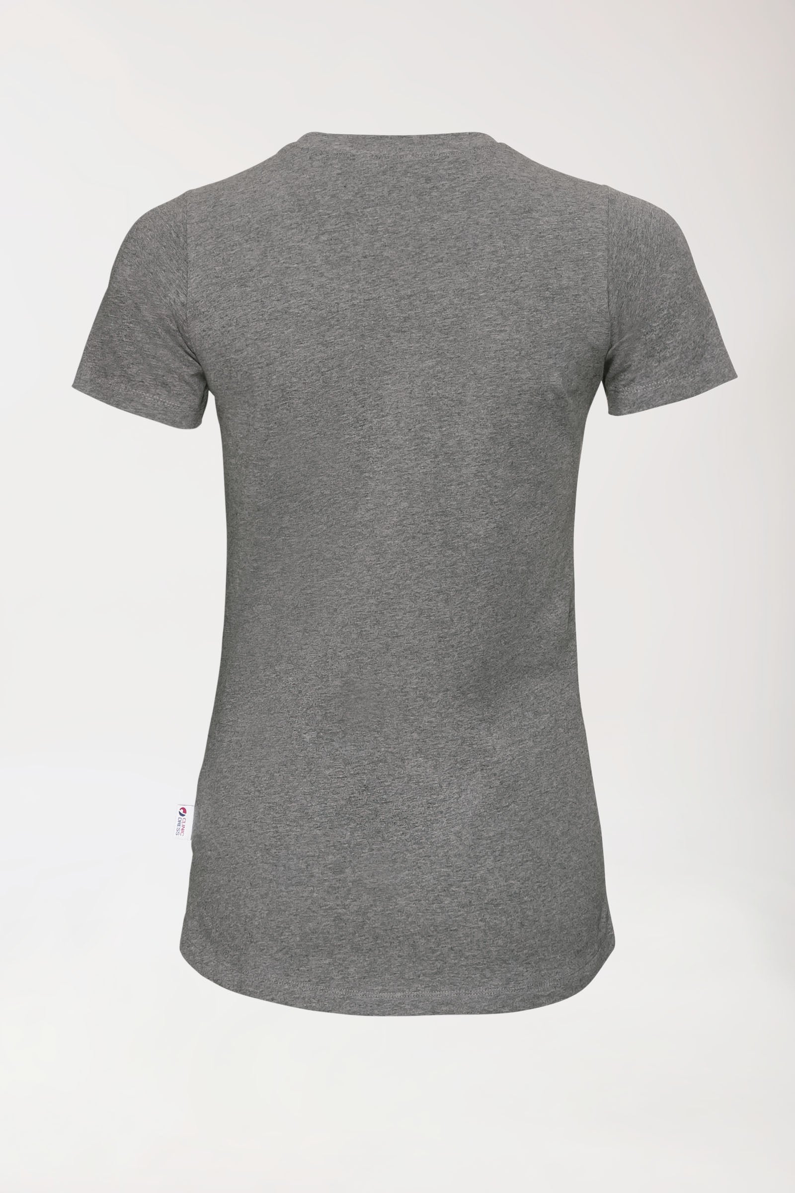 CORE T-shirt Femme - Encolure ronde gris chiné foncé