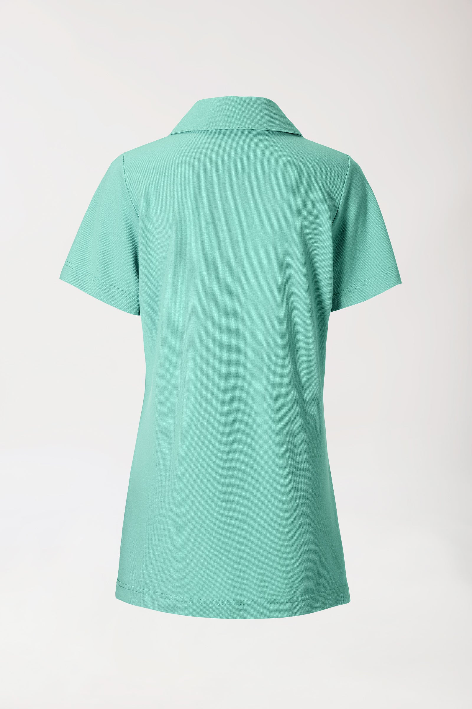 T-shirt long Femme en Piqué - Avec col vert d'eau