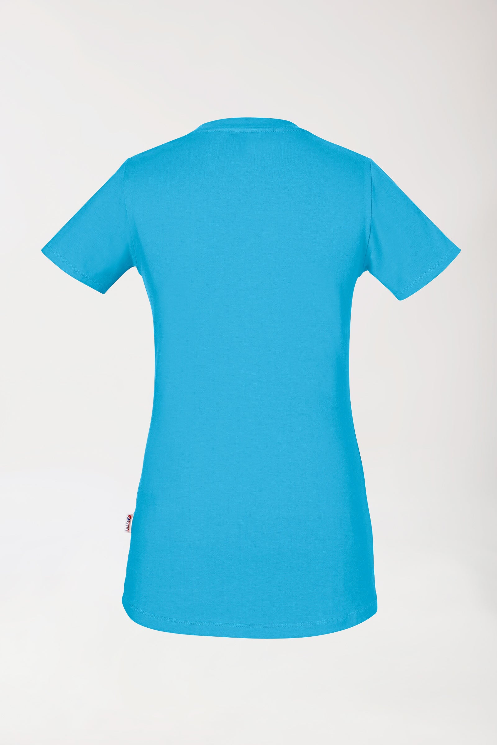 CORE T-shirt Femme - Encolure ronde turquoise, Vue de dos