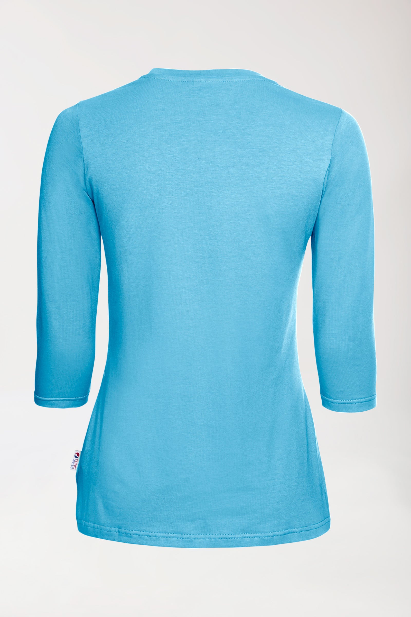 CORE T-shirt Femme - manche 3/4 turquoise, Vue de dos