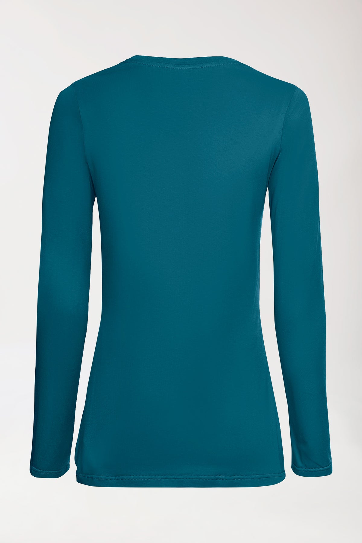 CORE T-shirt Femme - manche longue vert pétrole, Vue de dos