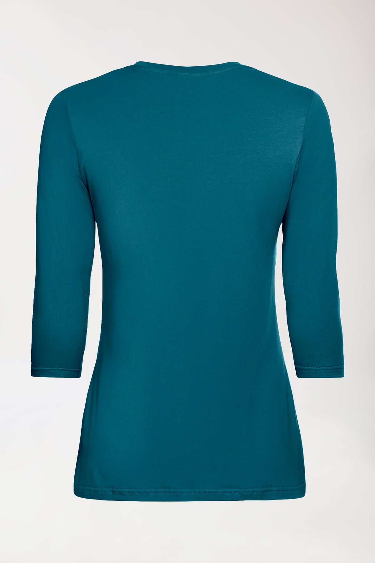 CORE T-shirt Femme - manche 3/4 vert pétrole, Vue de dos