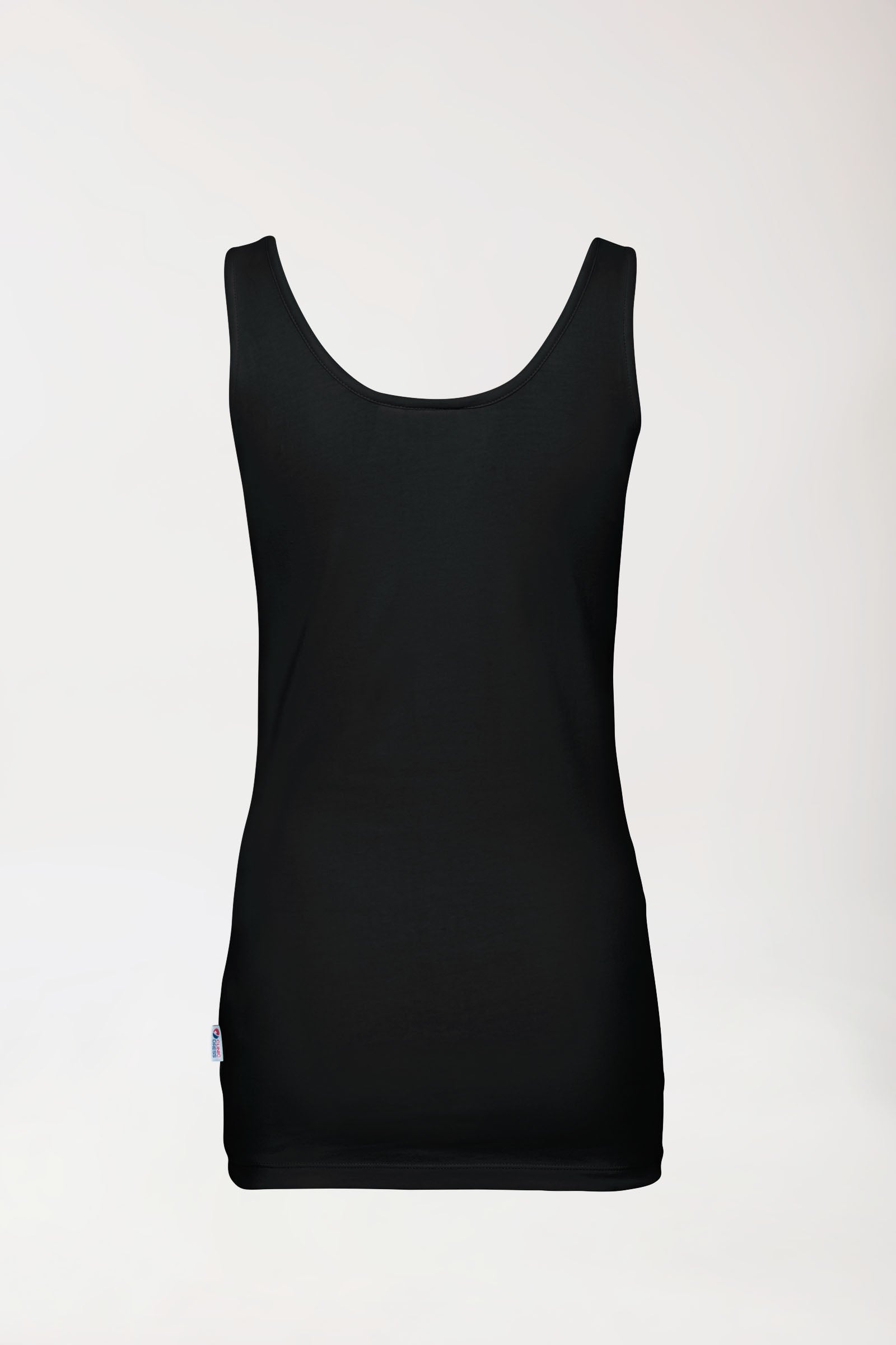 CORE Top Femme - Encolure ronde noir, Vue de dos