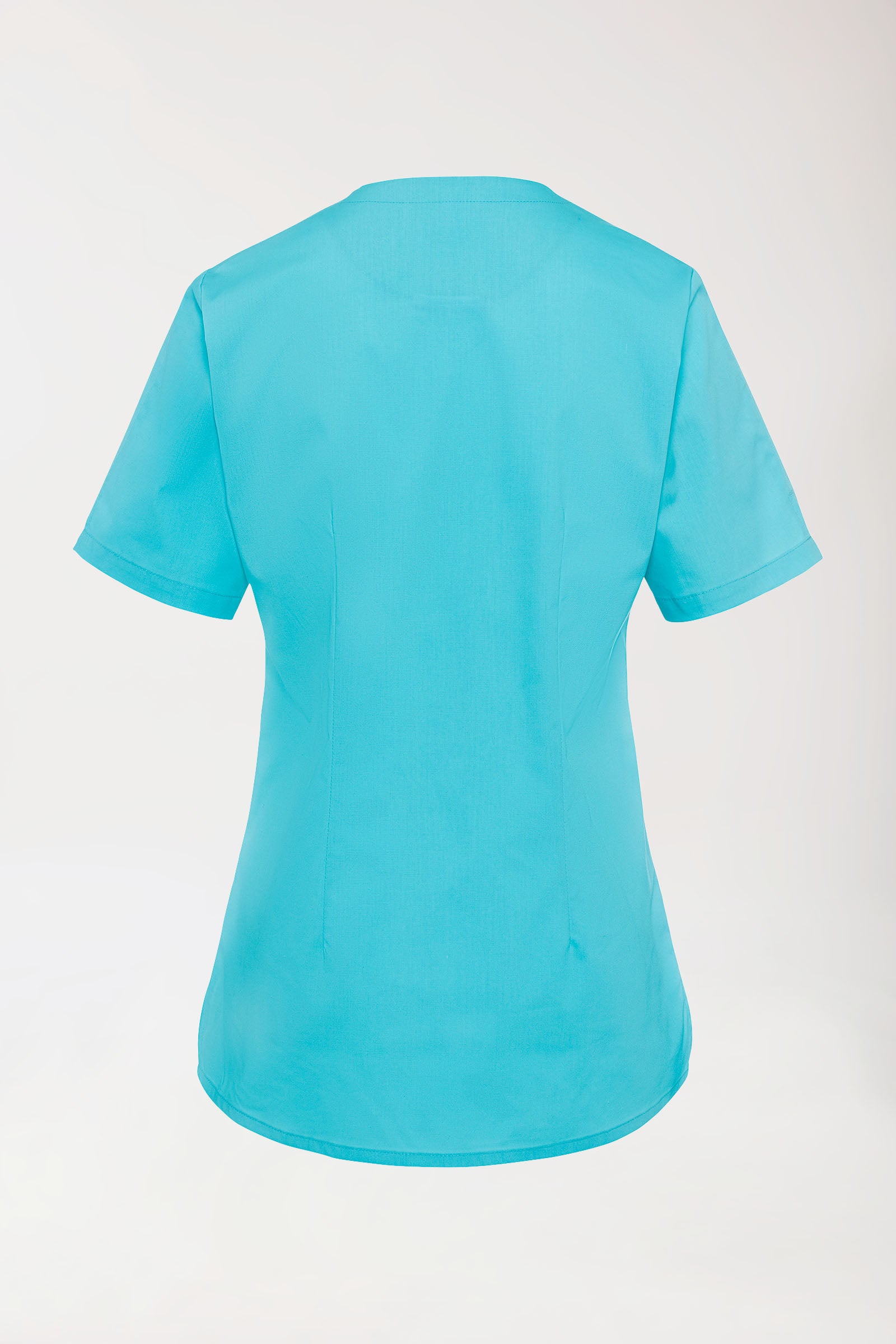 Tunique Stretch Femme - Col V bleu curaçao