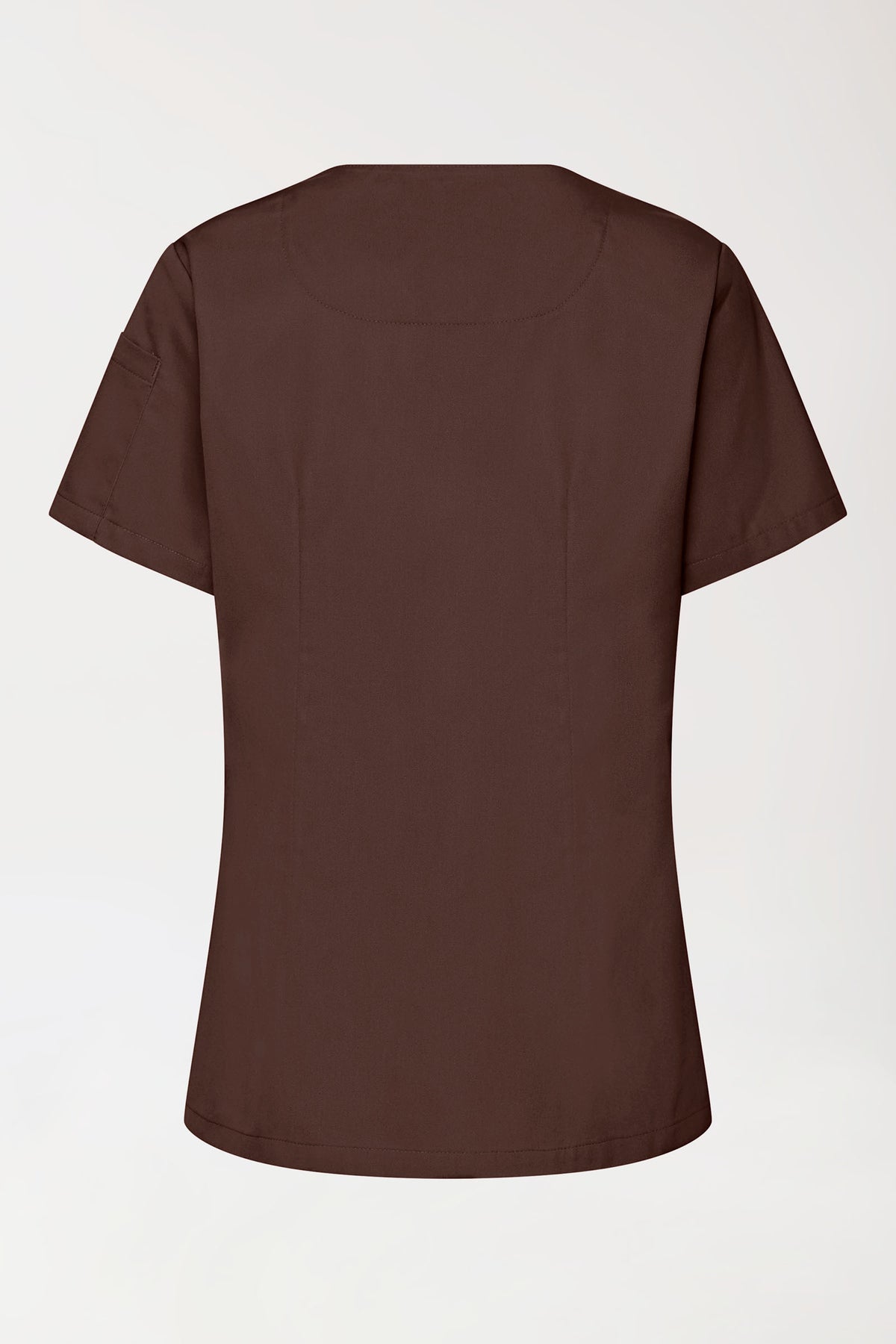 GREEN Tunique Stretch Femme - Décolleté V coffee, Vue de dos