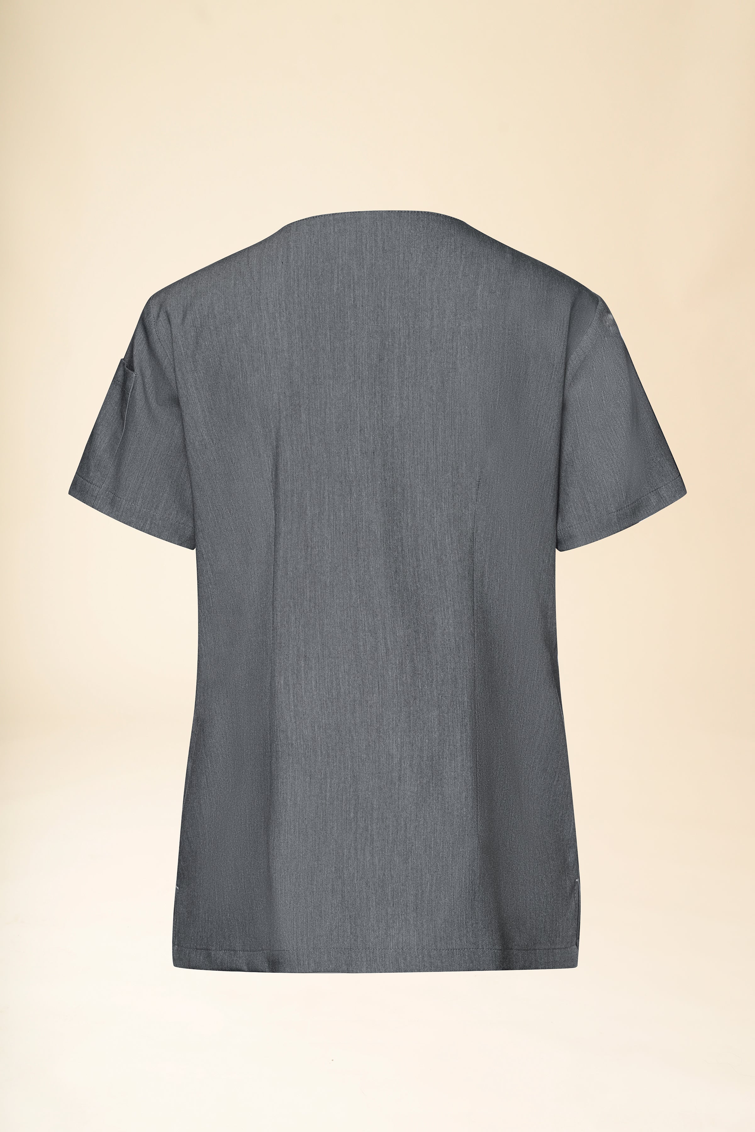 KAERE Tunique Femme - Décolleté V gris chiné