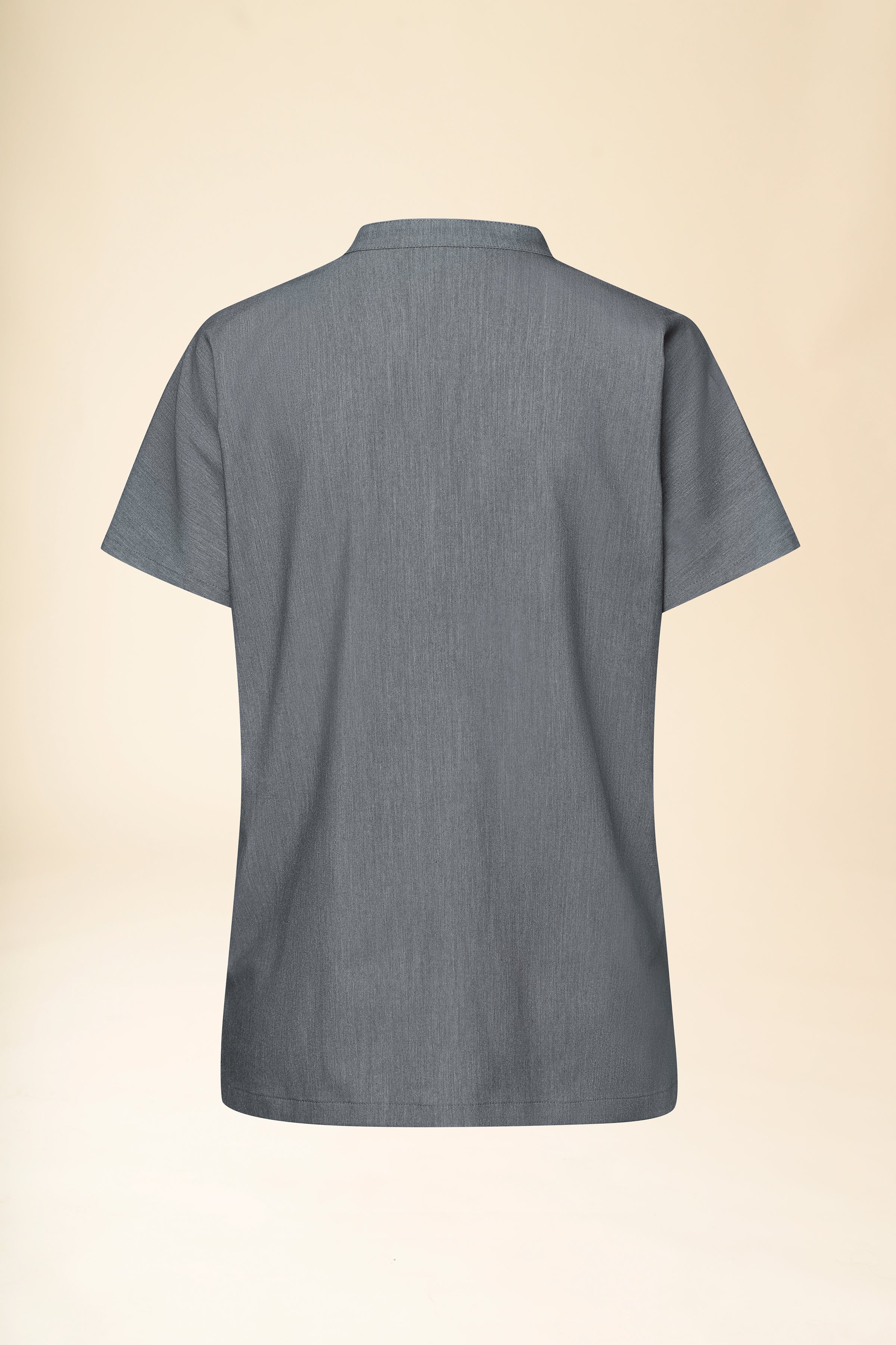 KAERE Tunique Femme - Col officier gris chiné
