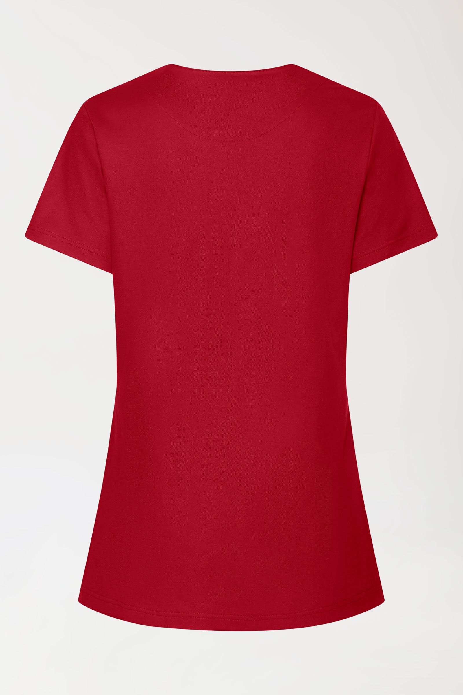 COMFY FLEX Tunique Stretch Femme - Boutons-pression rouge
