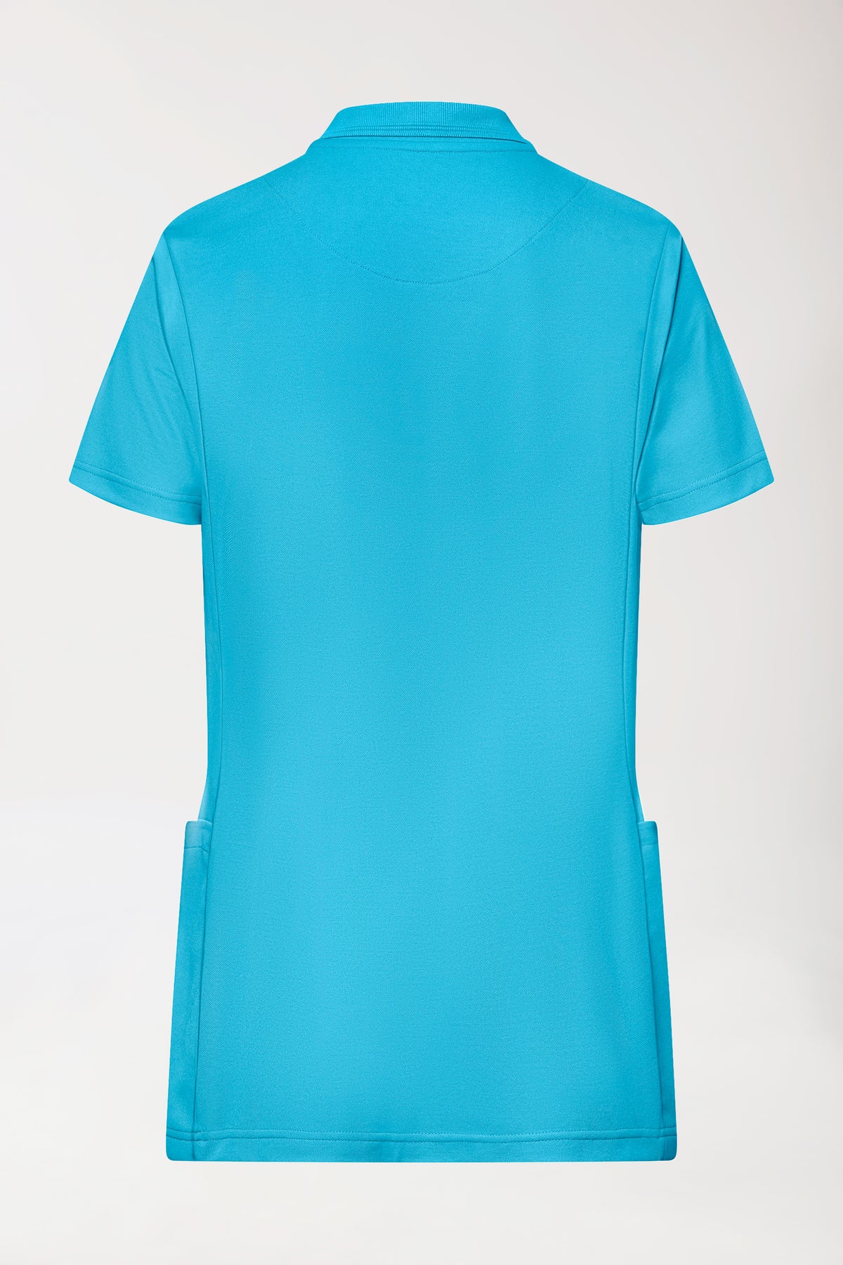COMFY FLEX Tunique Stretch Femme - Col polo turquoise