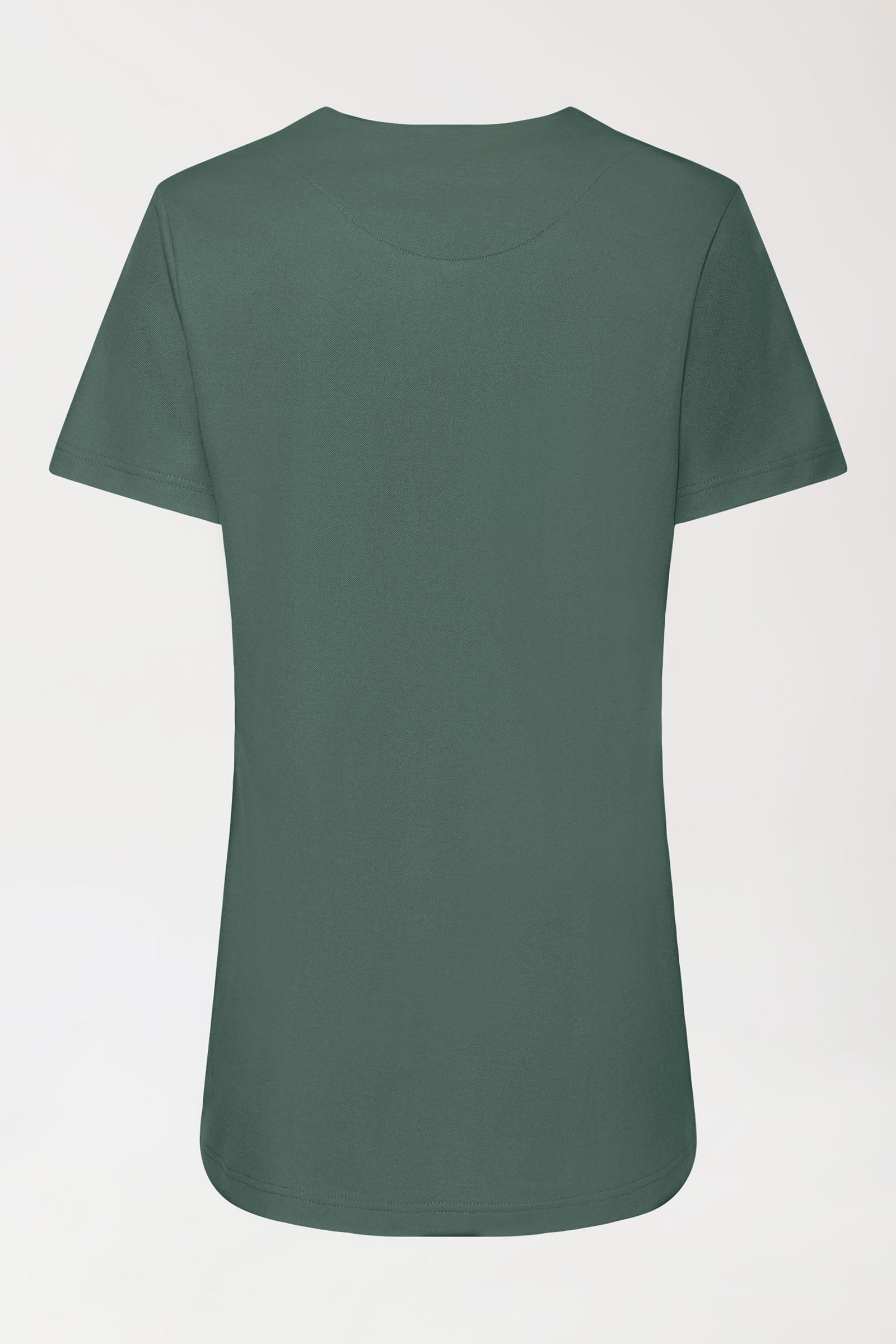COMFY FLEX Tunique Stretch Femme - Décolleté Cœur vert foncé