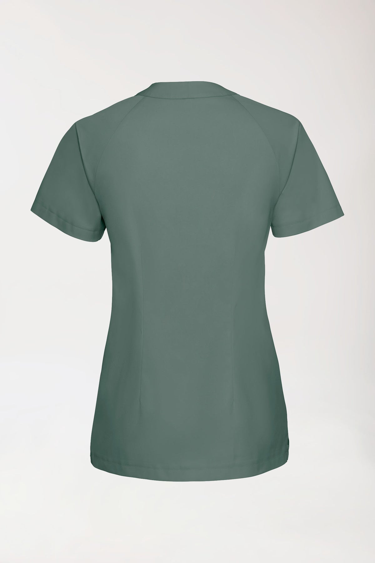 LA tunique médicale femme - Décolleté V vert foncé, Vue de dos